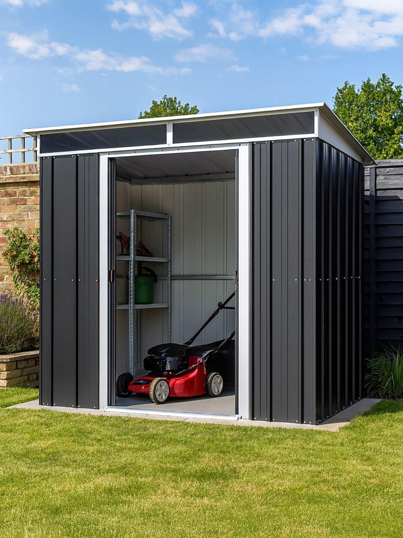 yardmaster-8ft-x-5ft-toplight-pent-roof-metal-shed