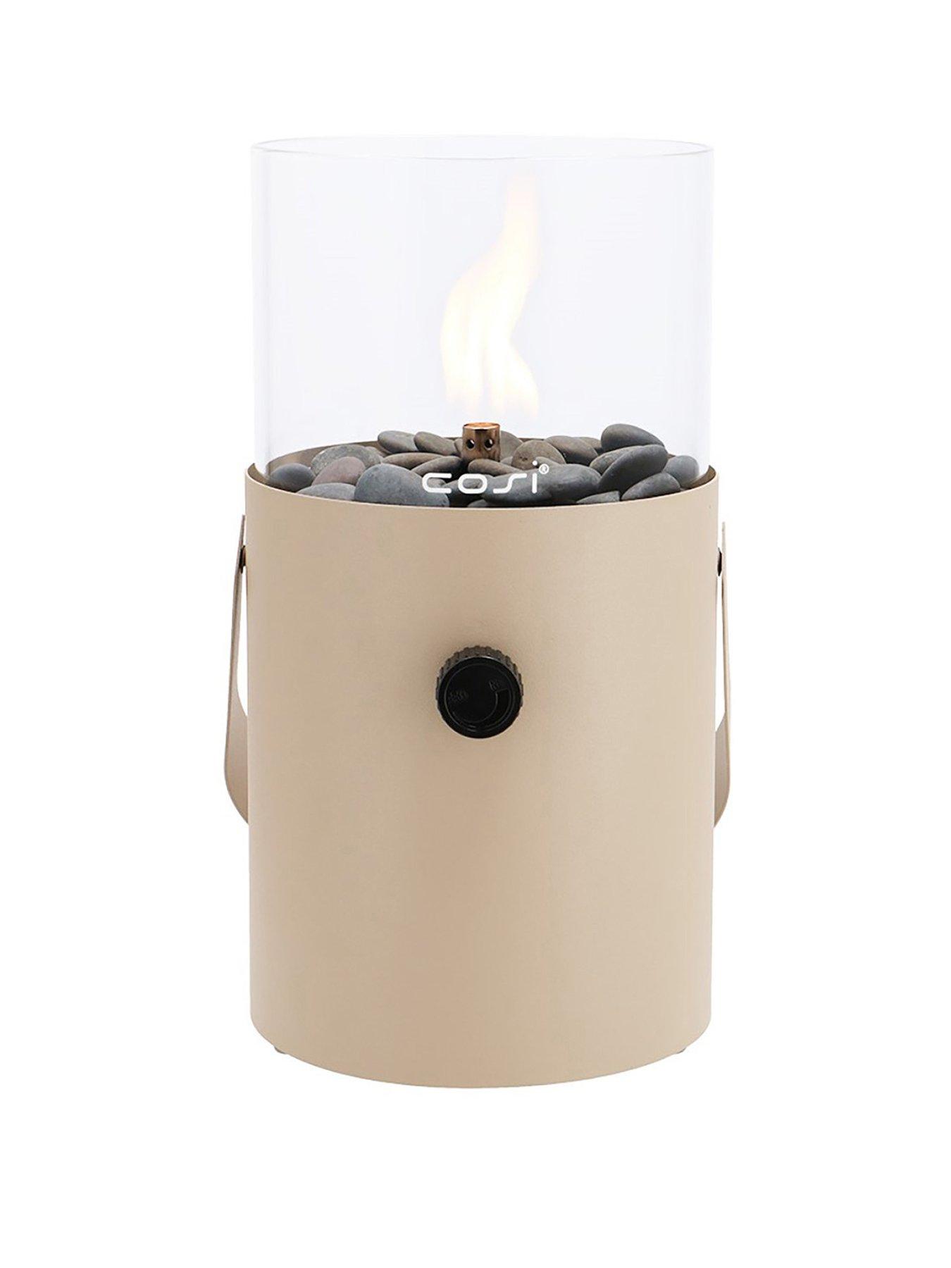  image of pacific-cosiscoop-sandy-beige-fire-lantern