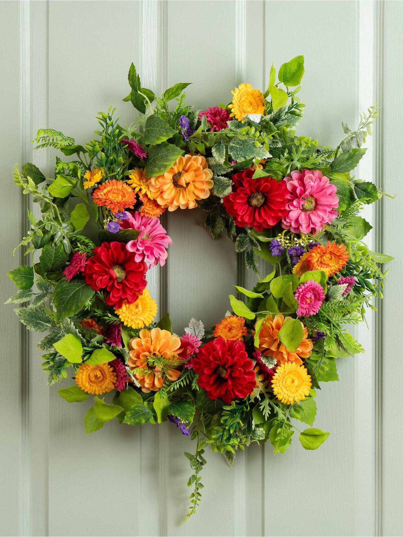 Scottish Everlastings 60cm Multi Floral Wreath