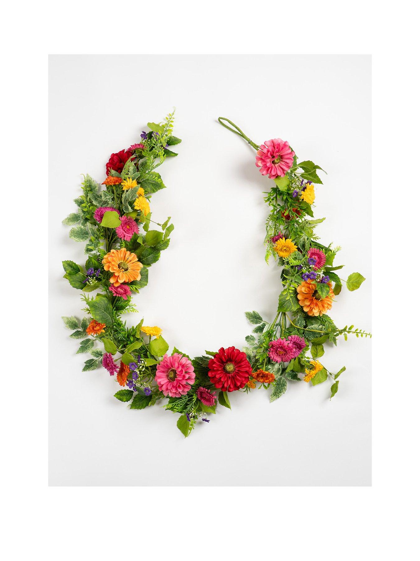 Image 2 of 3 of Scottish Everlastings 155cm Multi Floral Garland
