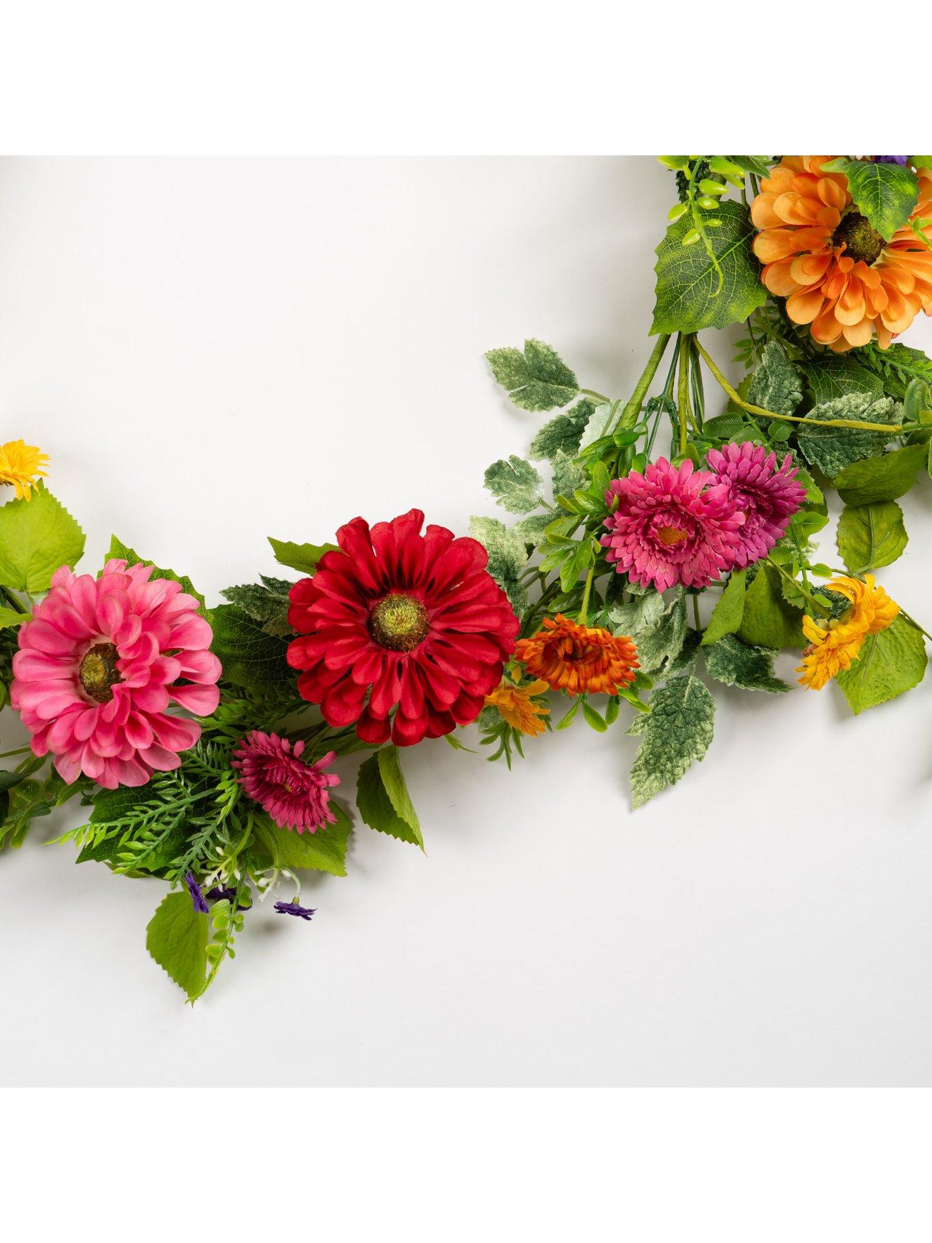Image 3 of 3 of Scottish Everlastings 155cm Multi Floral Garland