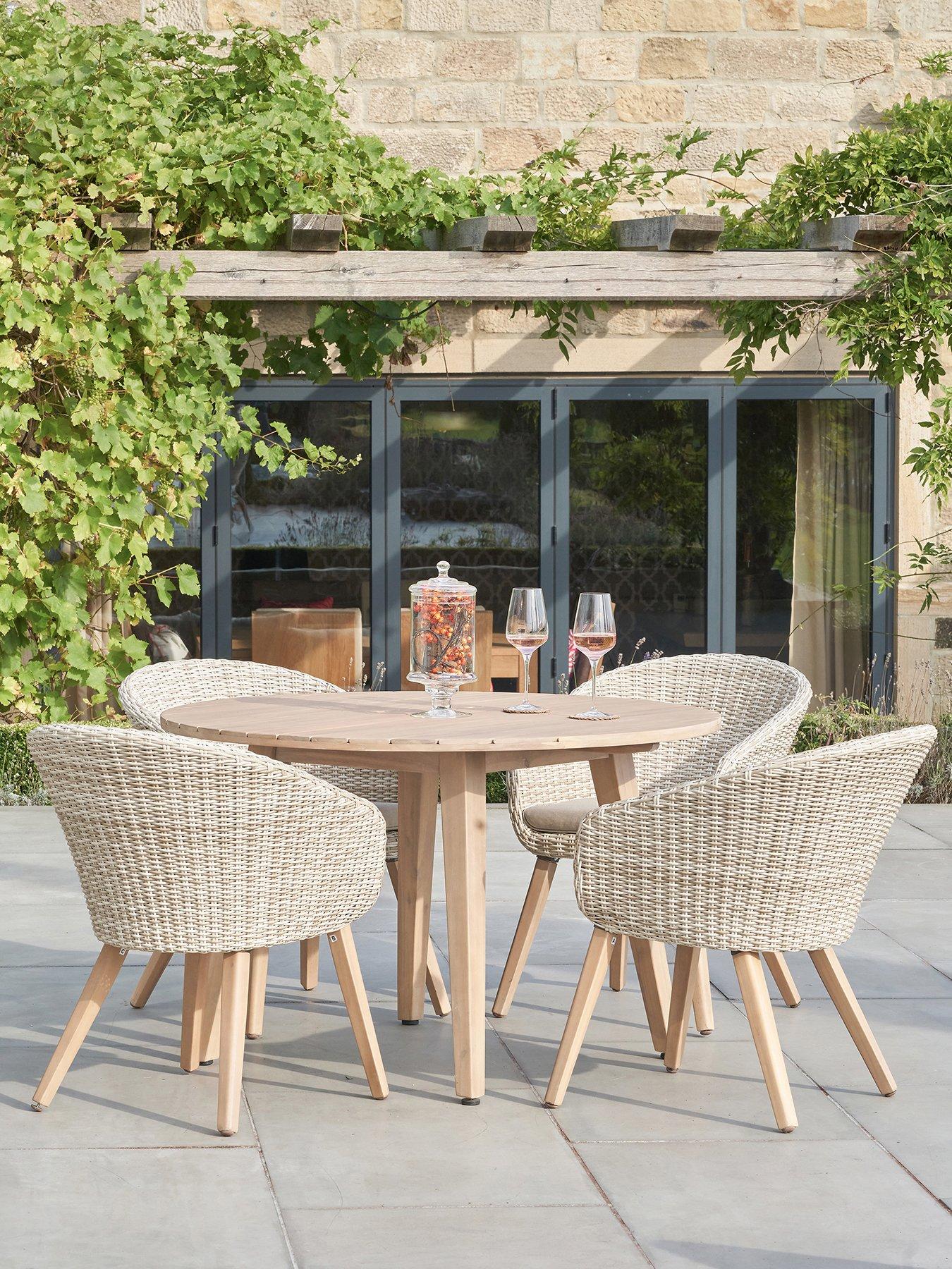 Image 1 of 6 of Pacific Cabon Outdoor 4 Seater Dining Set
