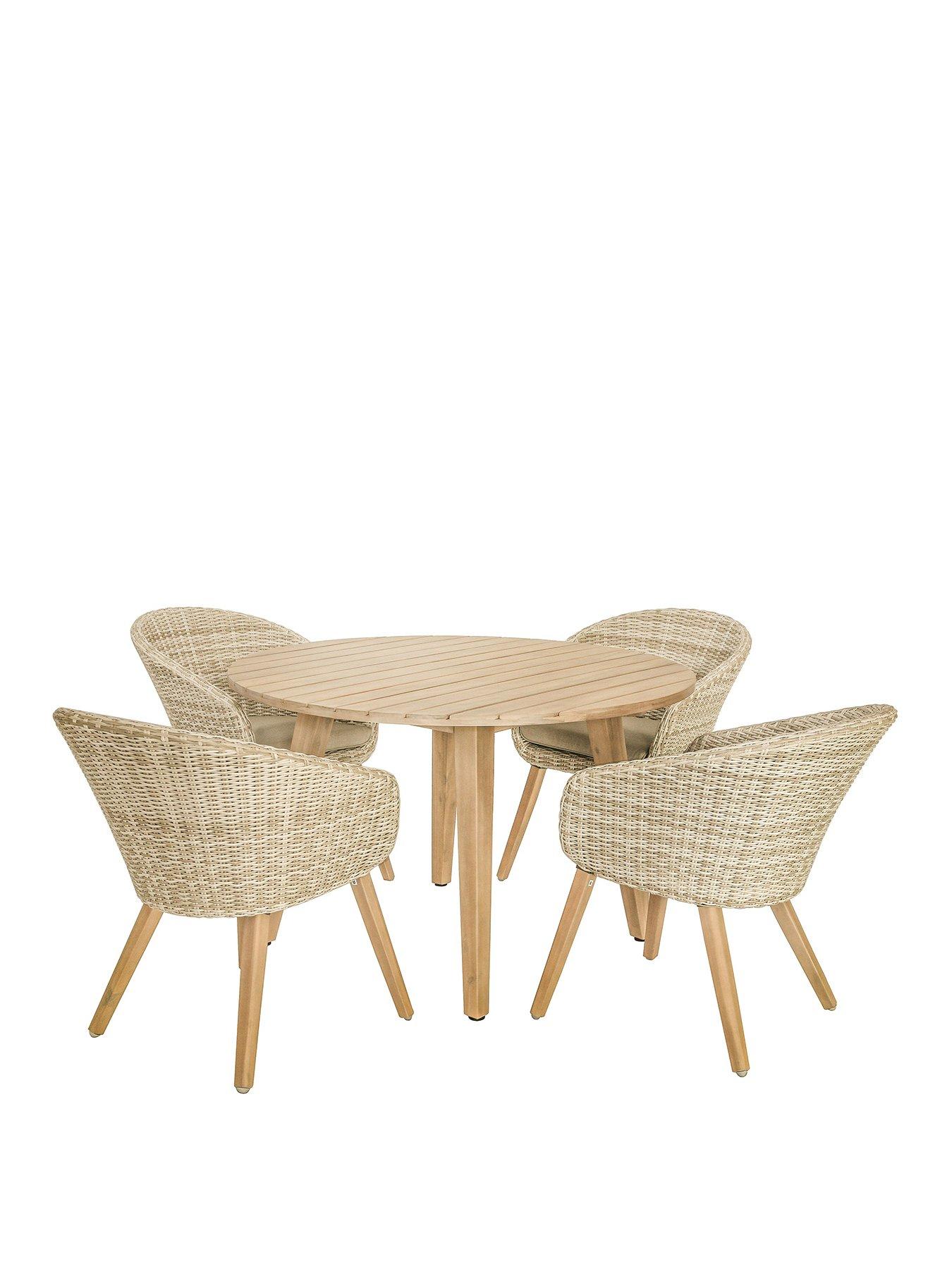 Image 2 of 6 of Pacific Cabon Outdoor 4 Seater Dining Set