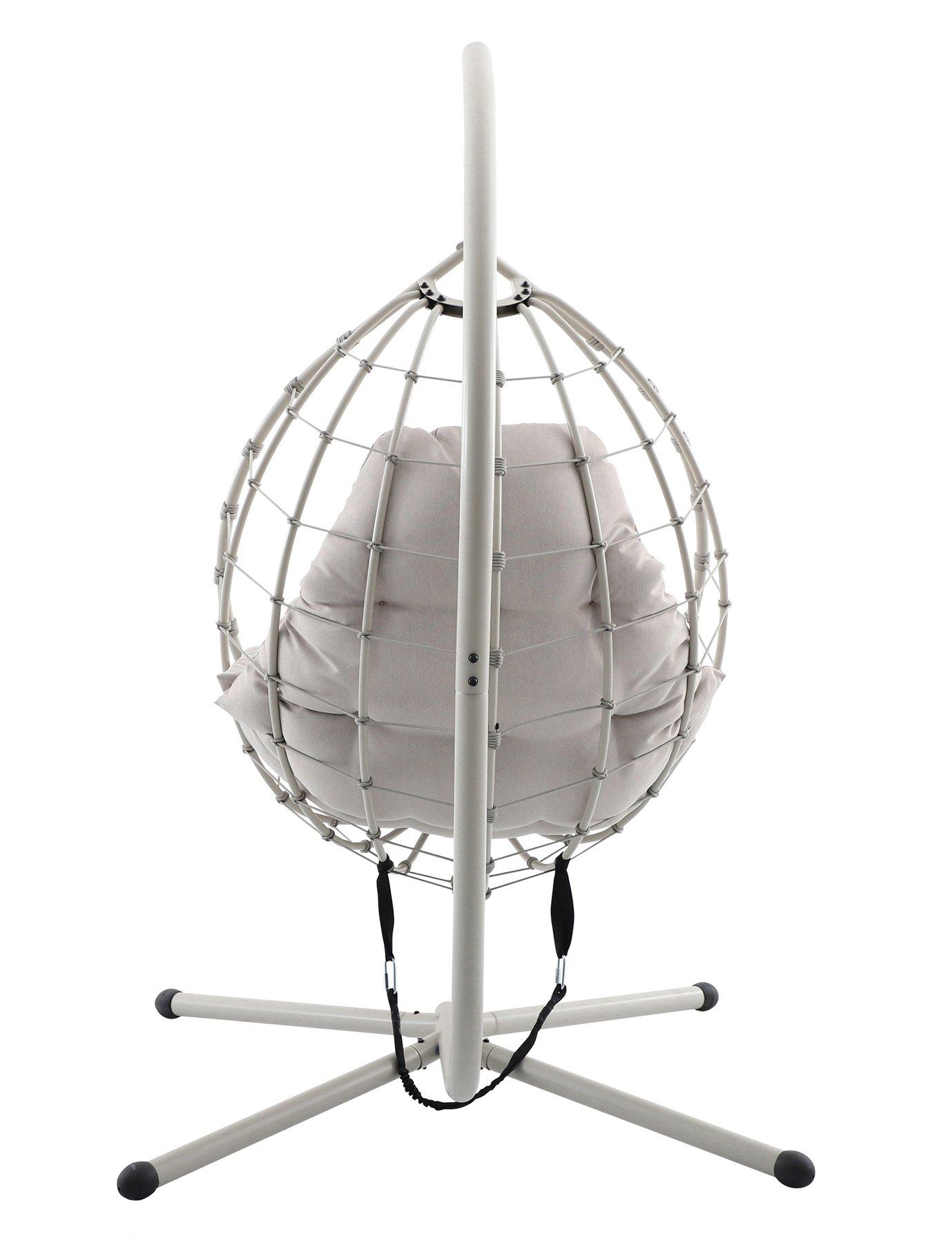 Image 4 of 7 of Pacific Lyon Putty Outdoor Single Hanging Chair