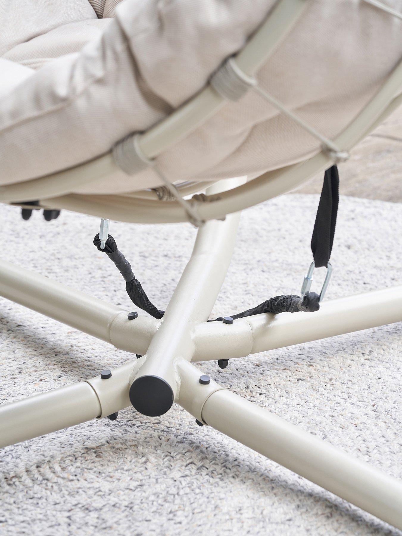 Image 6 of 7 of Pacific Lyon Putty Outdoor Single Hanging Chair