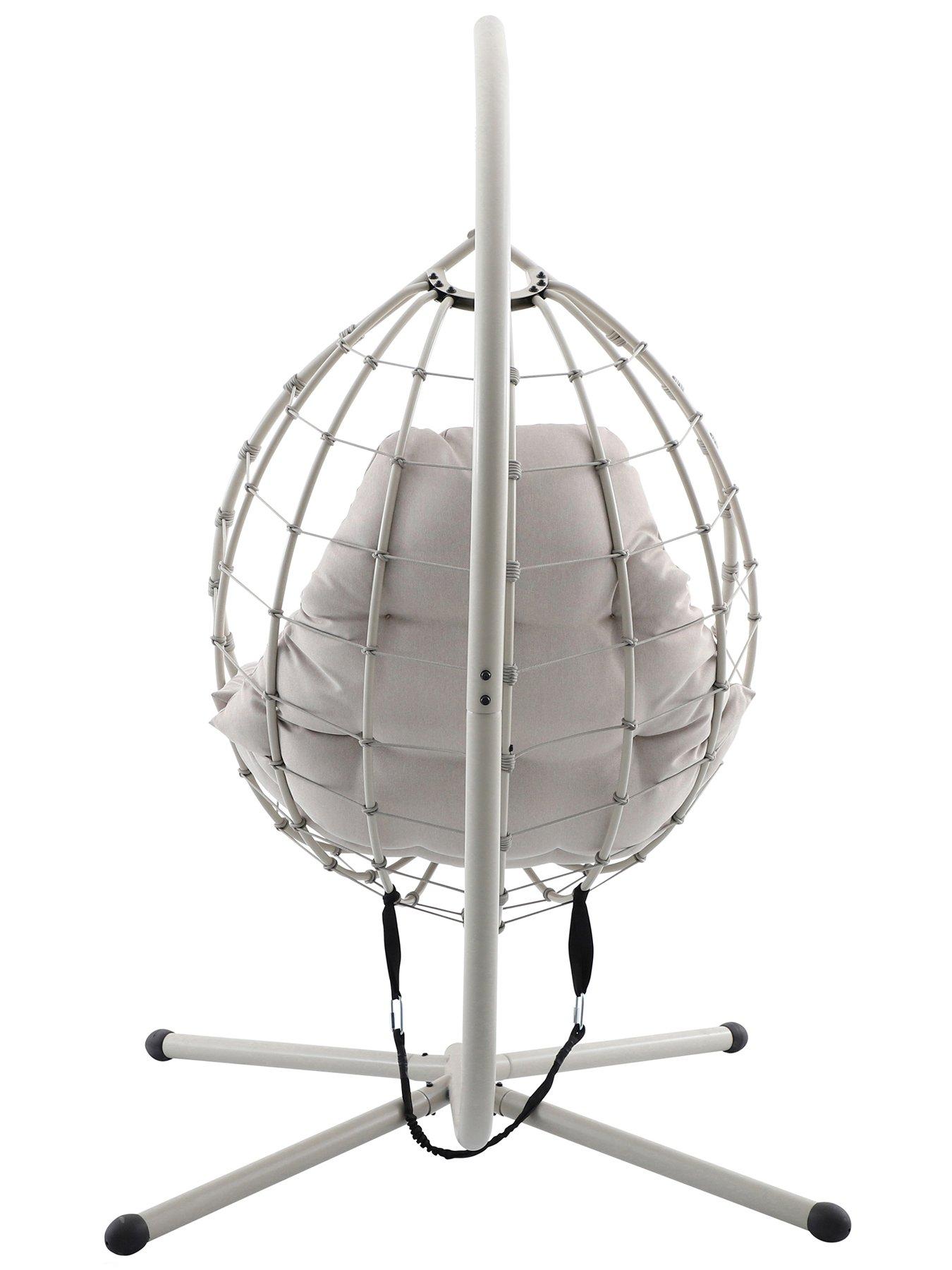 Image 7 of 7 of Pacific Lyon Putty Outdoor Single Hanging Chair