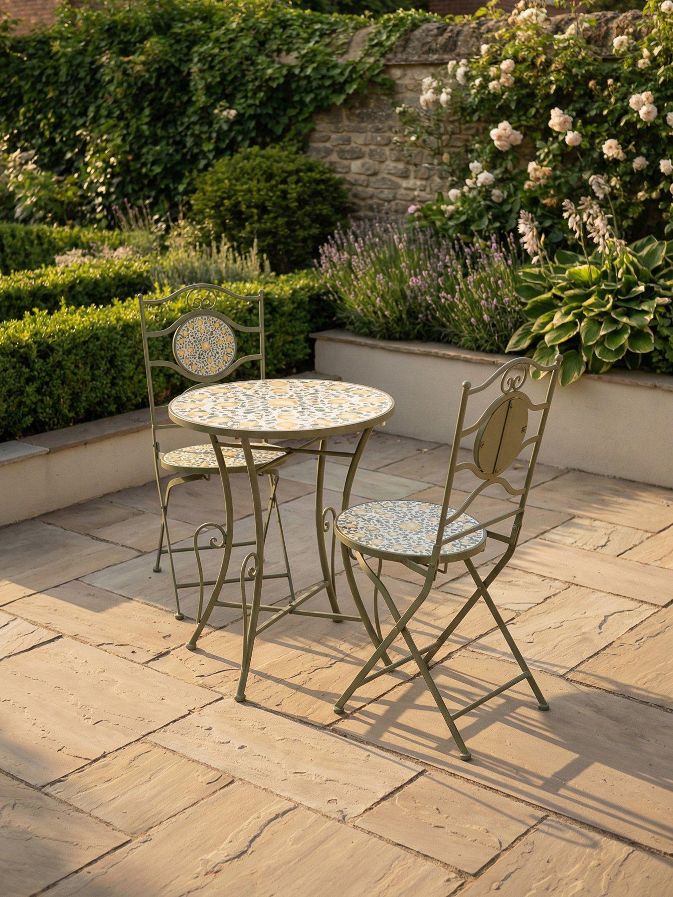  image of scottish-everlastings-lemon-mosaic-bistro-set
