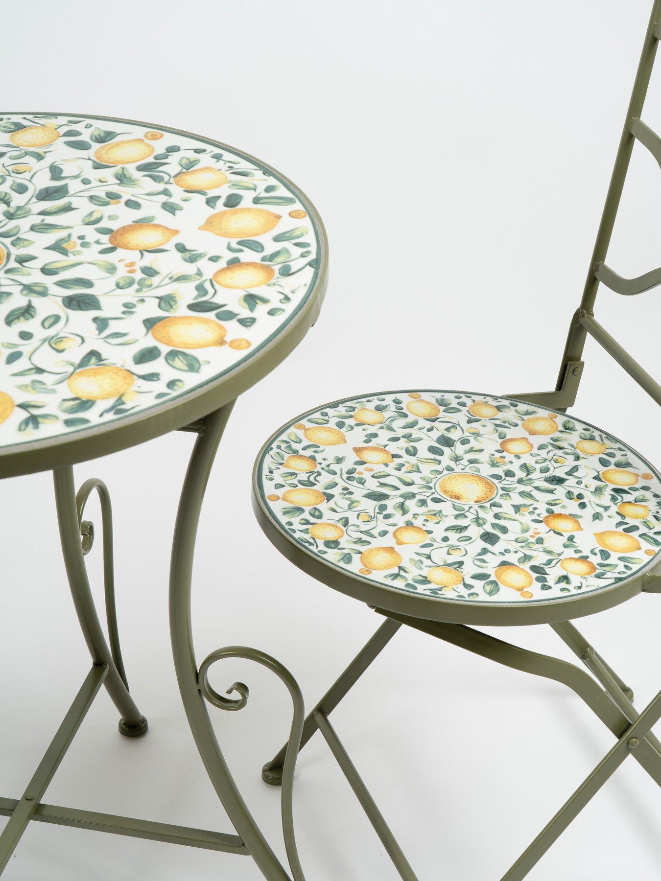  image of scottish-everlastings-lemon-mosaic-bistro-set