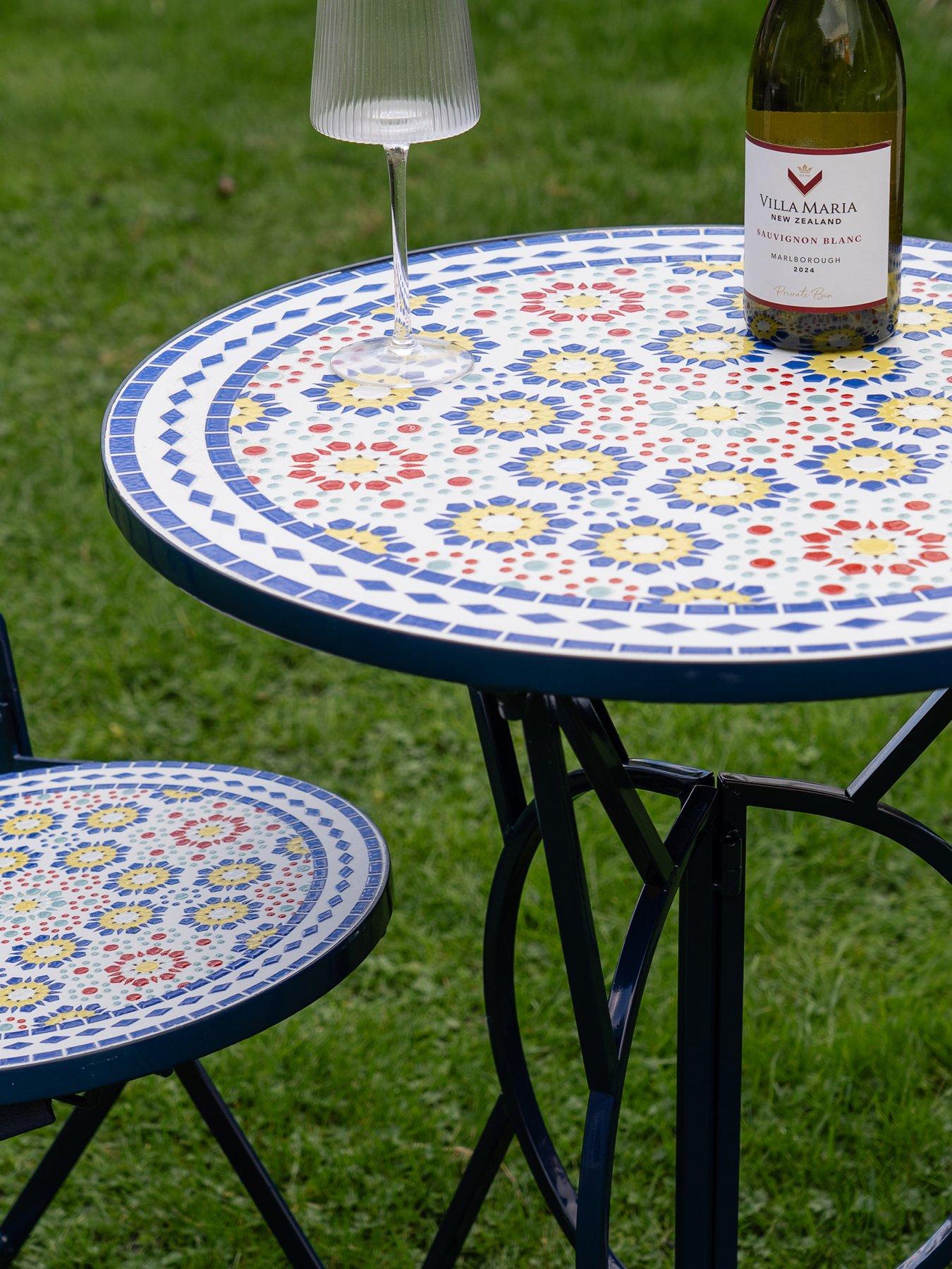  image of scottish-everlastings-blue-mosaic-bistro-set