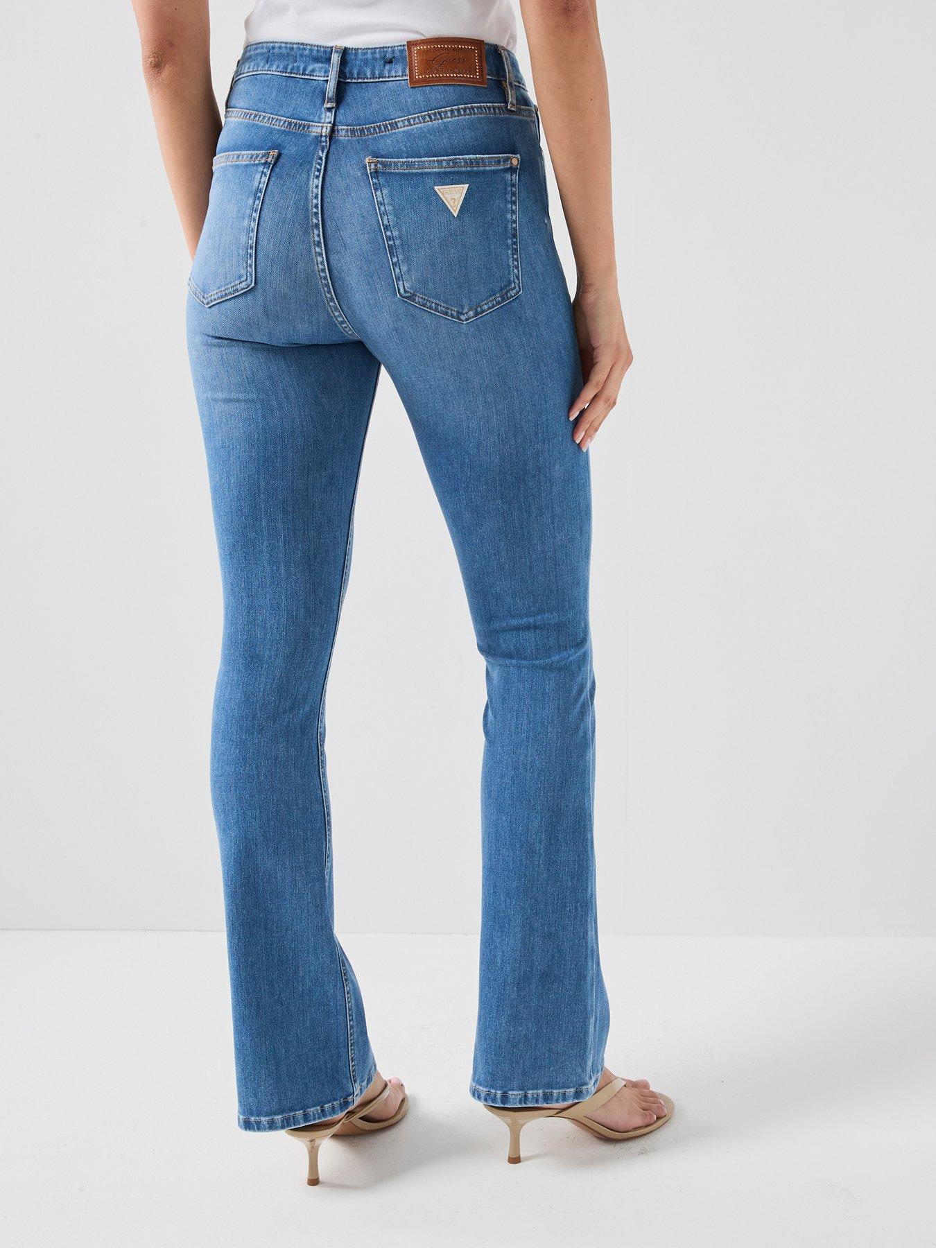 Image 2 of 5 of Guess Sexy Flare Jeans - Blue