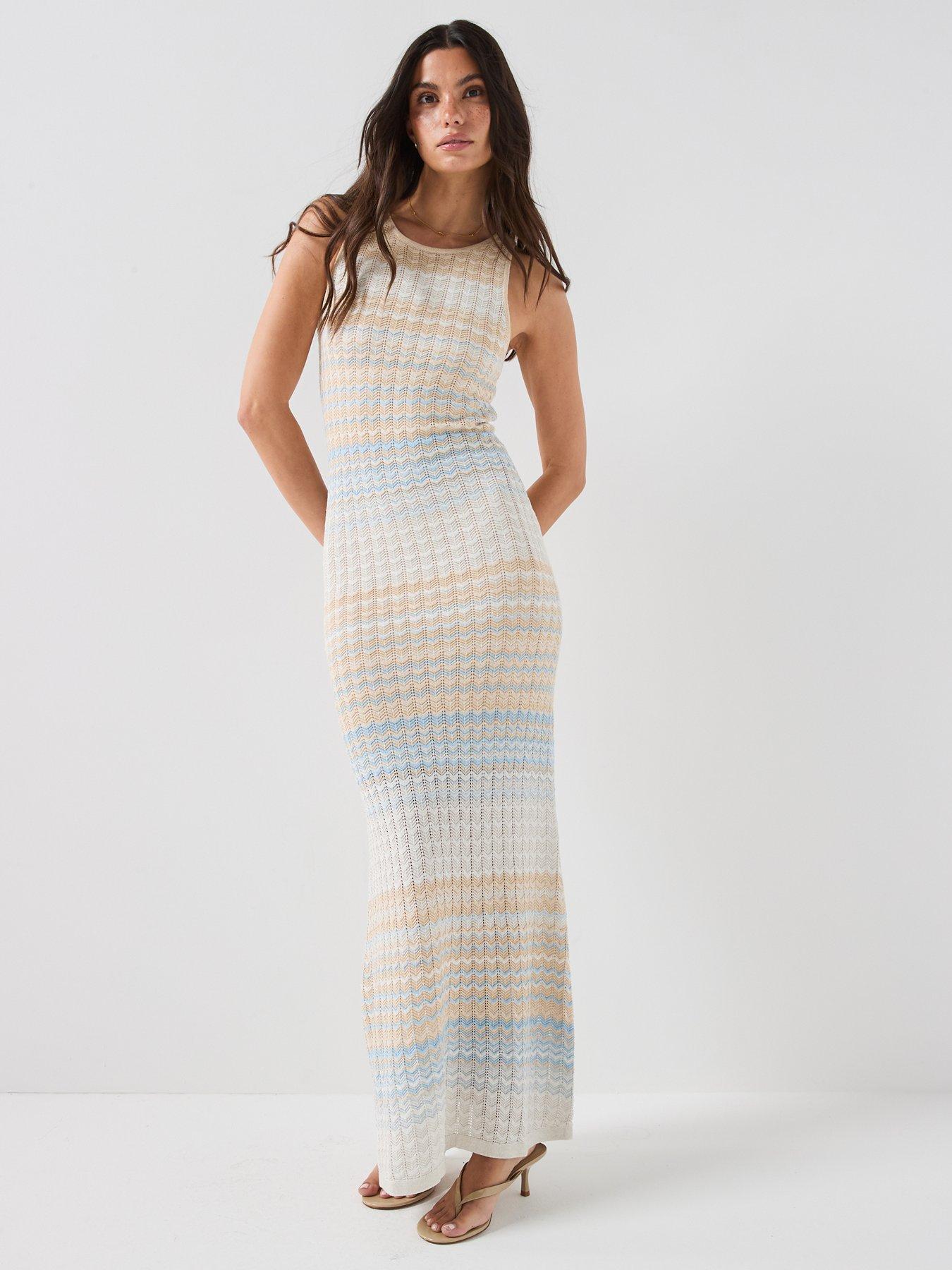 Guess S - Sl Rosalyn Long Dress - Blue