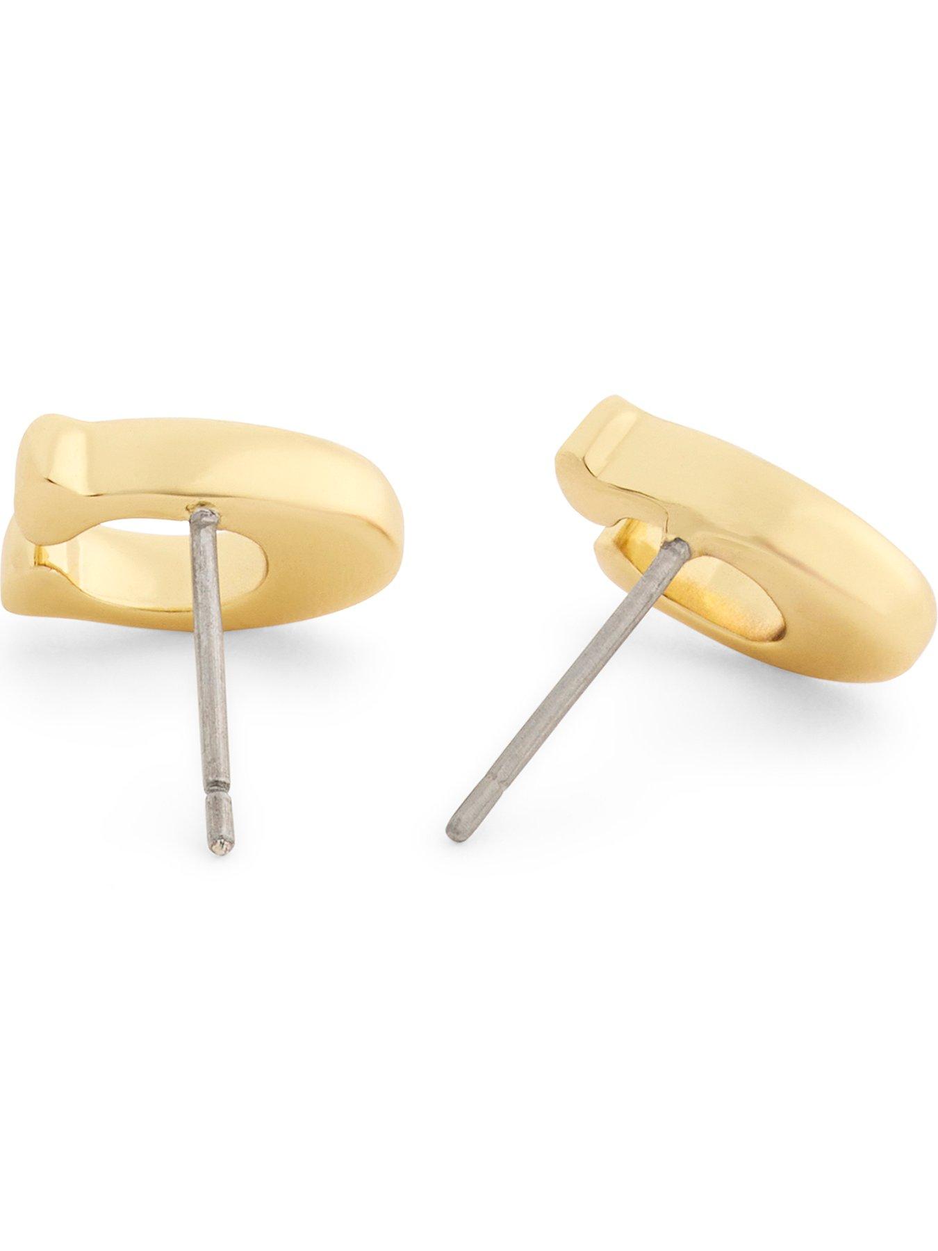  image of coach-enamel-c-stud-earrings