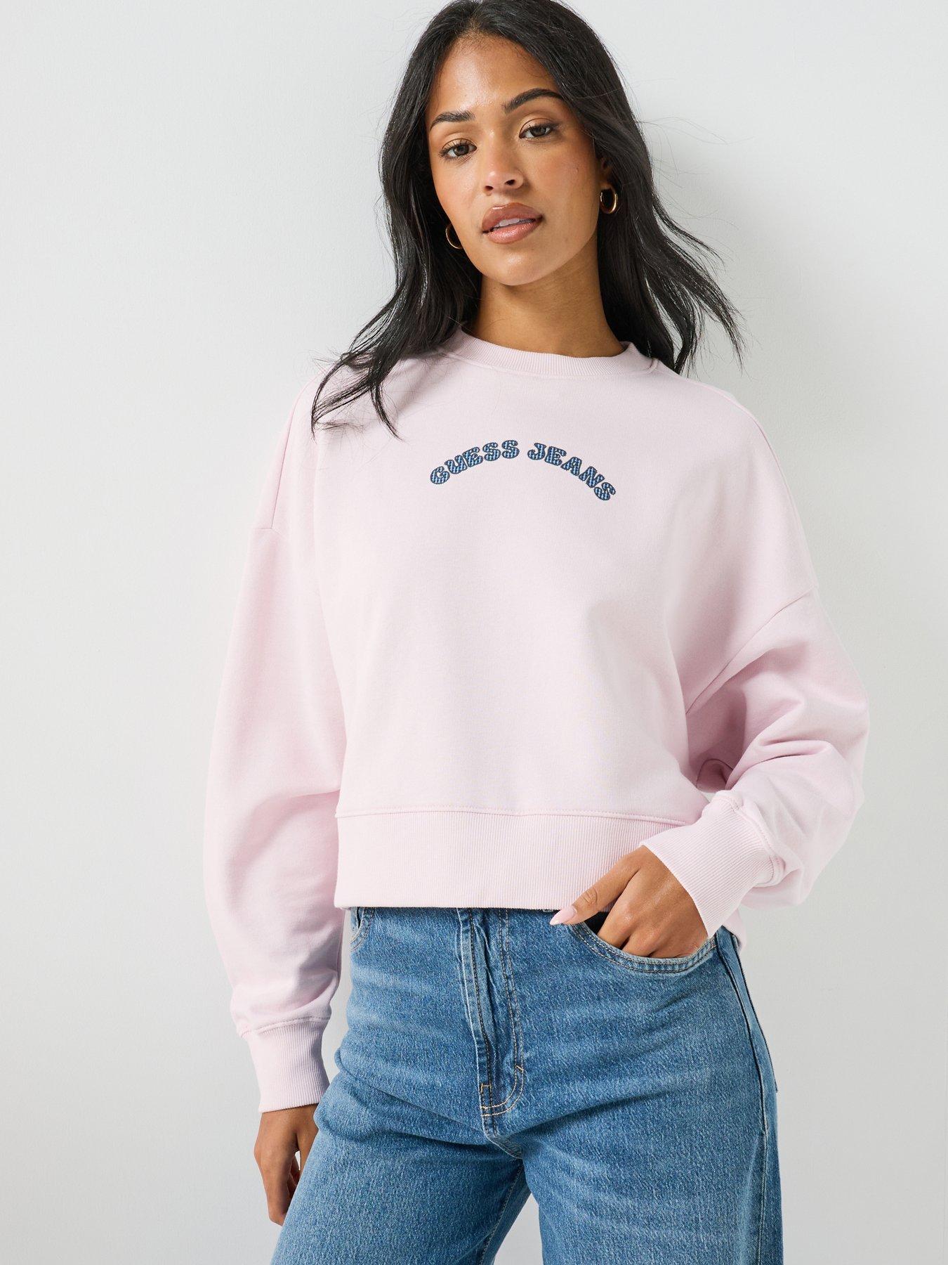 Guess Jeans Gj Drop Shoulder Cn Cropped Em