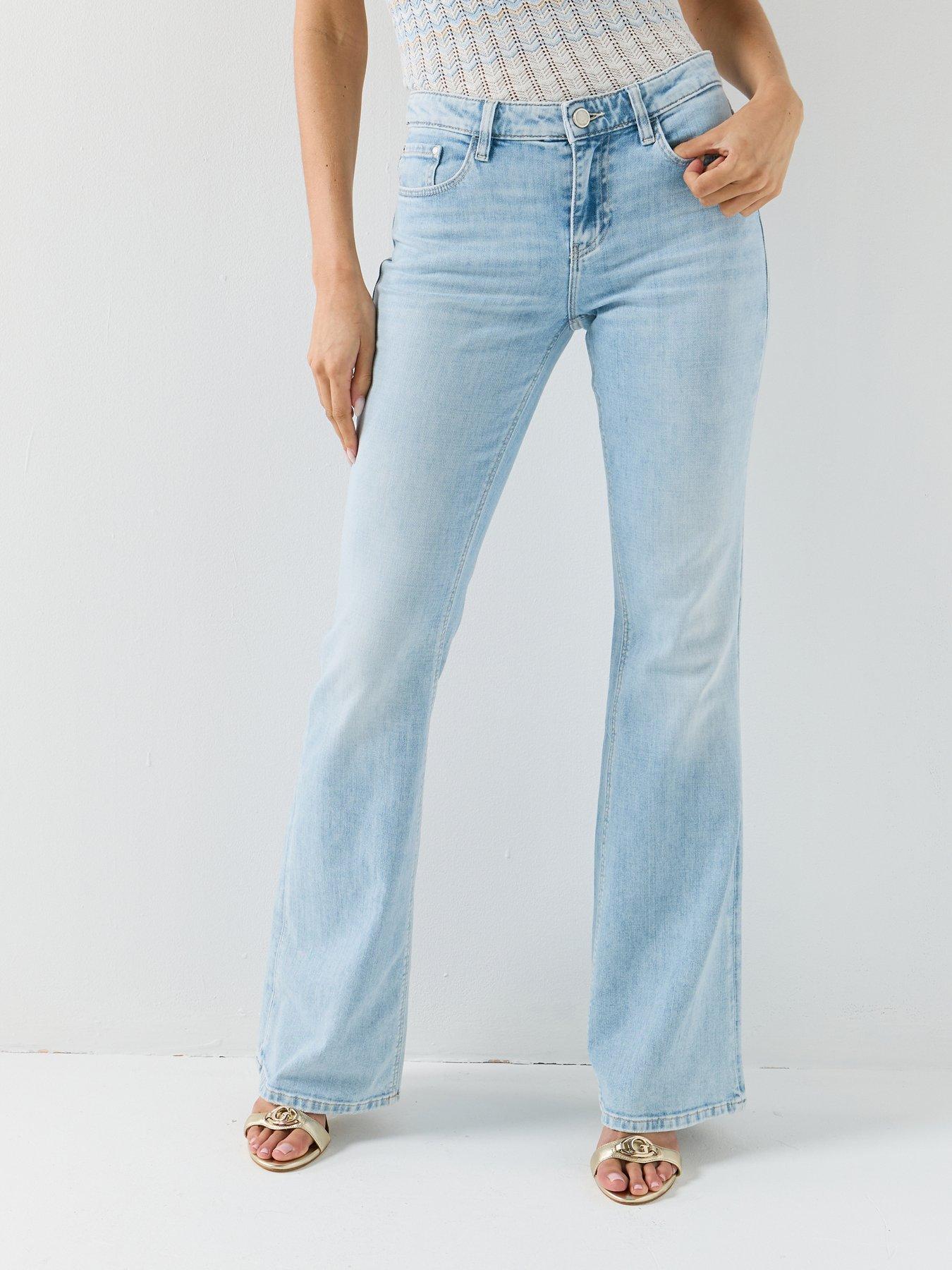 Guess Low Rise Bootcut Jeans - Blue