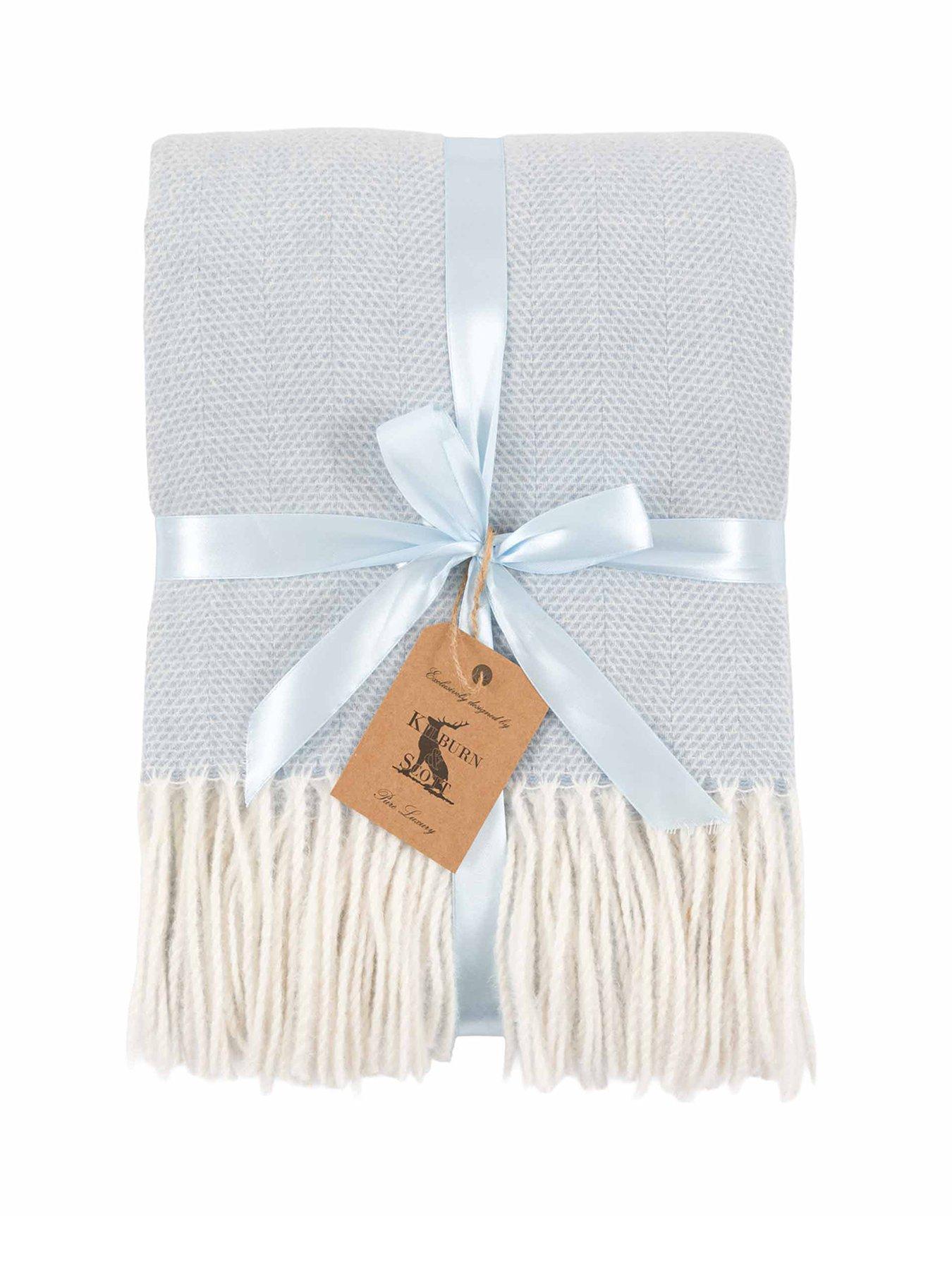 Image 1 of 4 of Gallery Direct Faux Cashmere Herringbone Throw