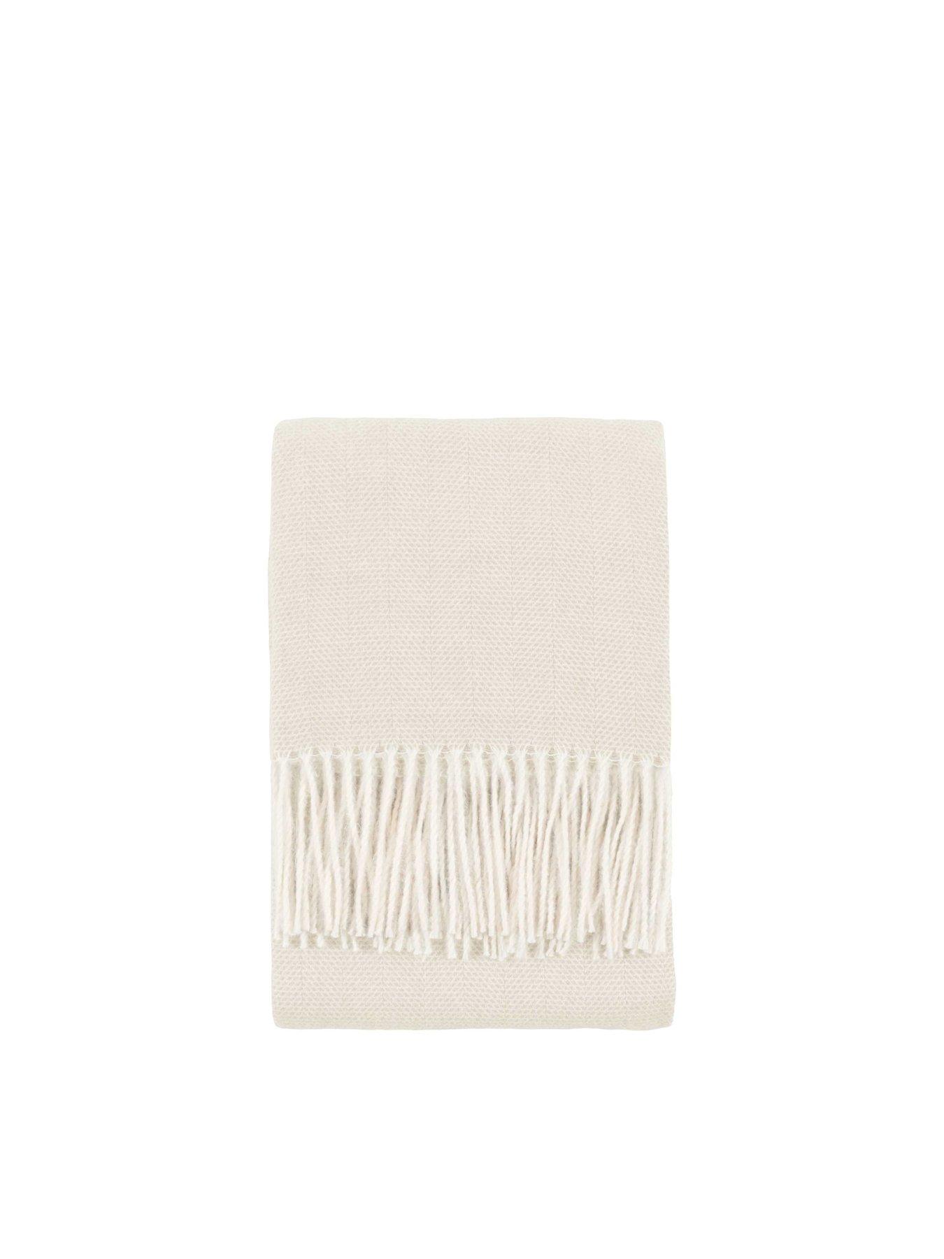 image of gallery-direct-cashmere-herringbone-throw