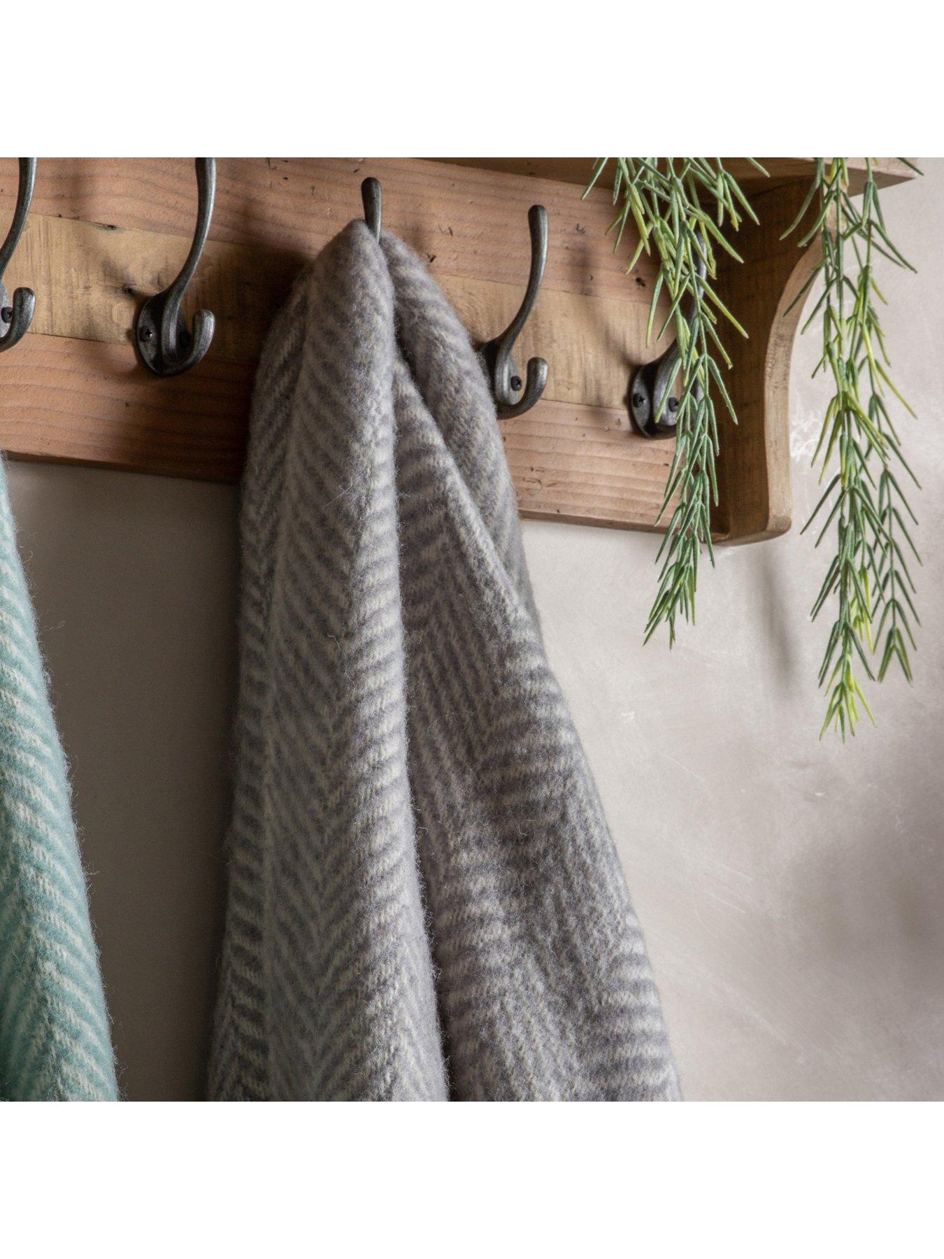  image of gallery-direct-wool-throw-grey-1300x1700mm