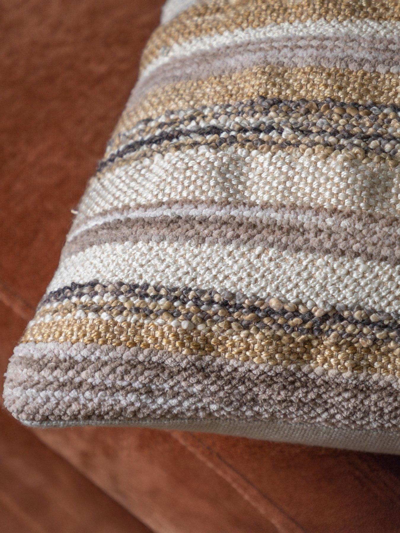 Image 3 of 4 of Gallery Direct Horizontal Stripe Cushion 450x450mm