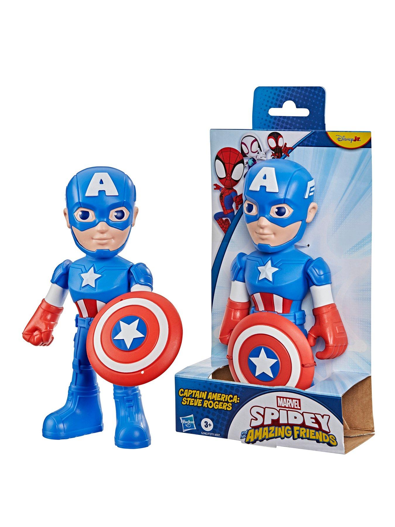 Spidey and His Amazing Friends SAF SUPERSIZED CAPT AMERICA SR