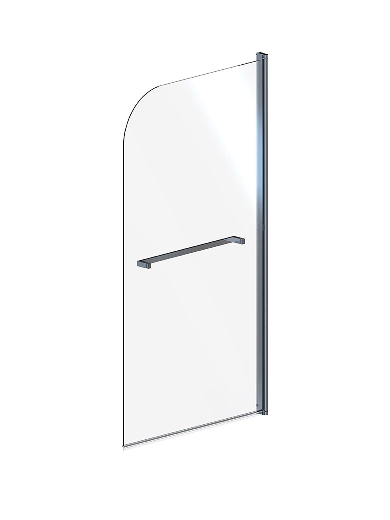 Living and Home 180 Degree Rotation Over Bath Shower Screen | Littlewoods