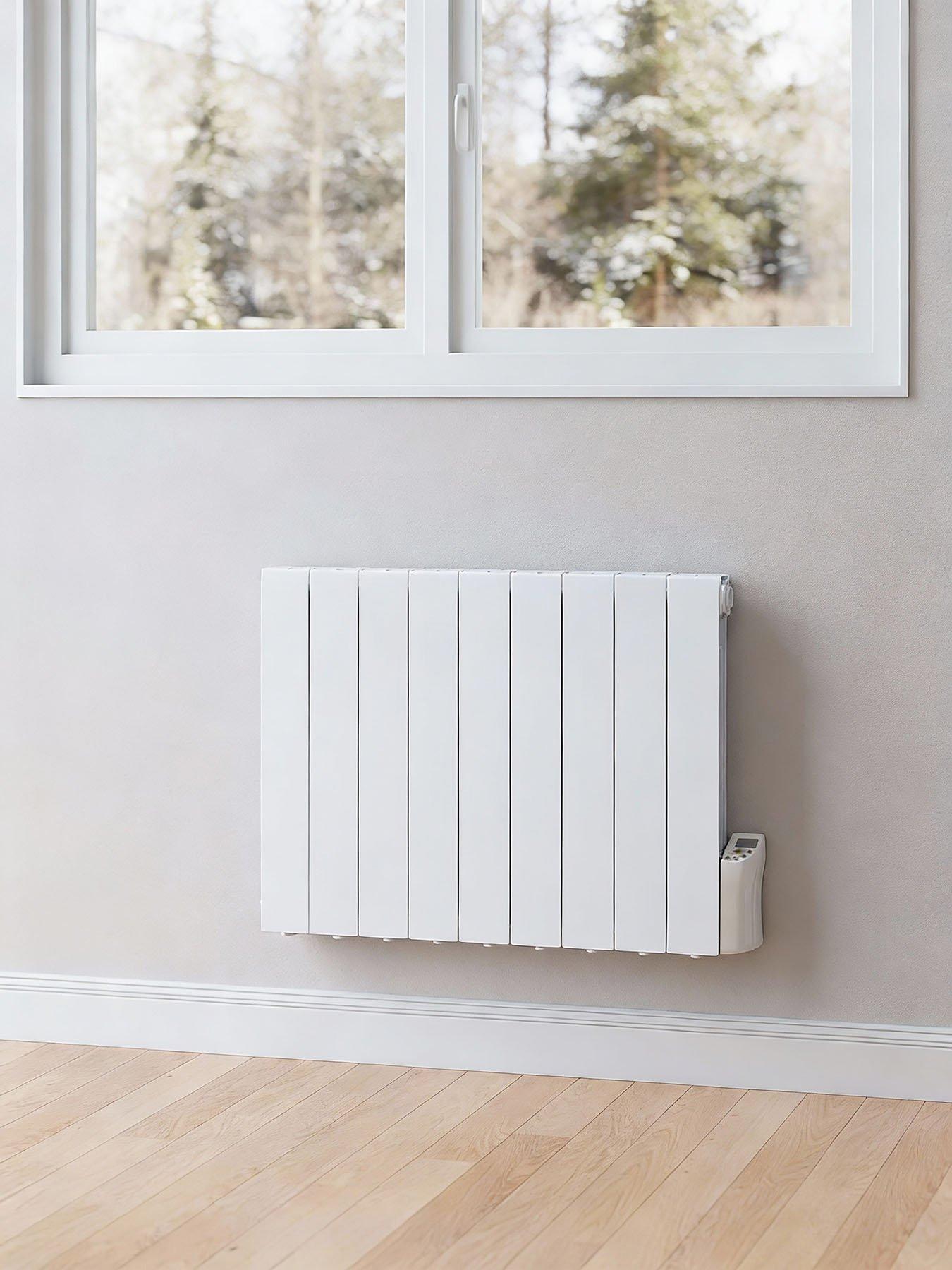 Living and Home 9 Fins 1500w Electric Oil Filled Radiator Space Heater ...