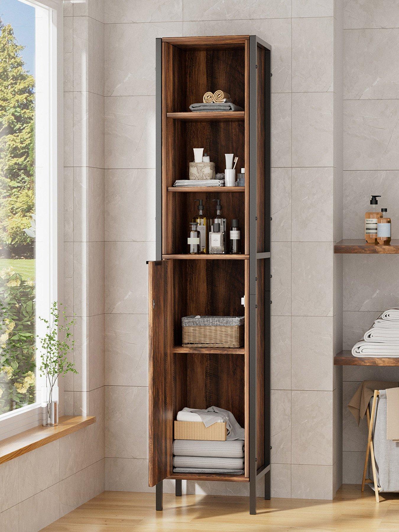 Living and Home 5-tier Tall Storage Cabinet With Single-door