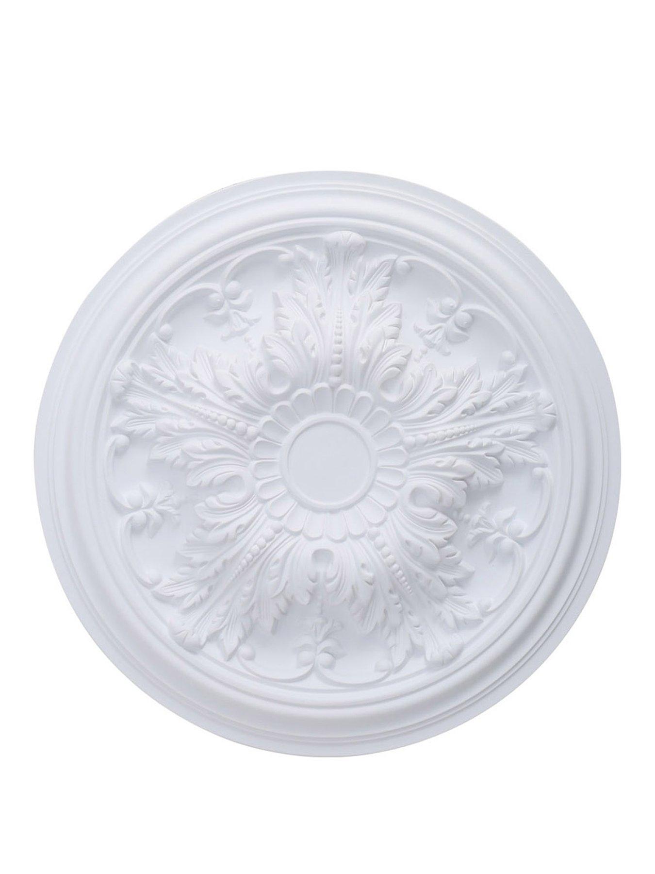 Living and Home Plaster Ceiling Roses 51cm Dia x 4.2cm H