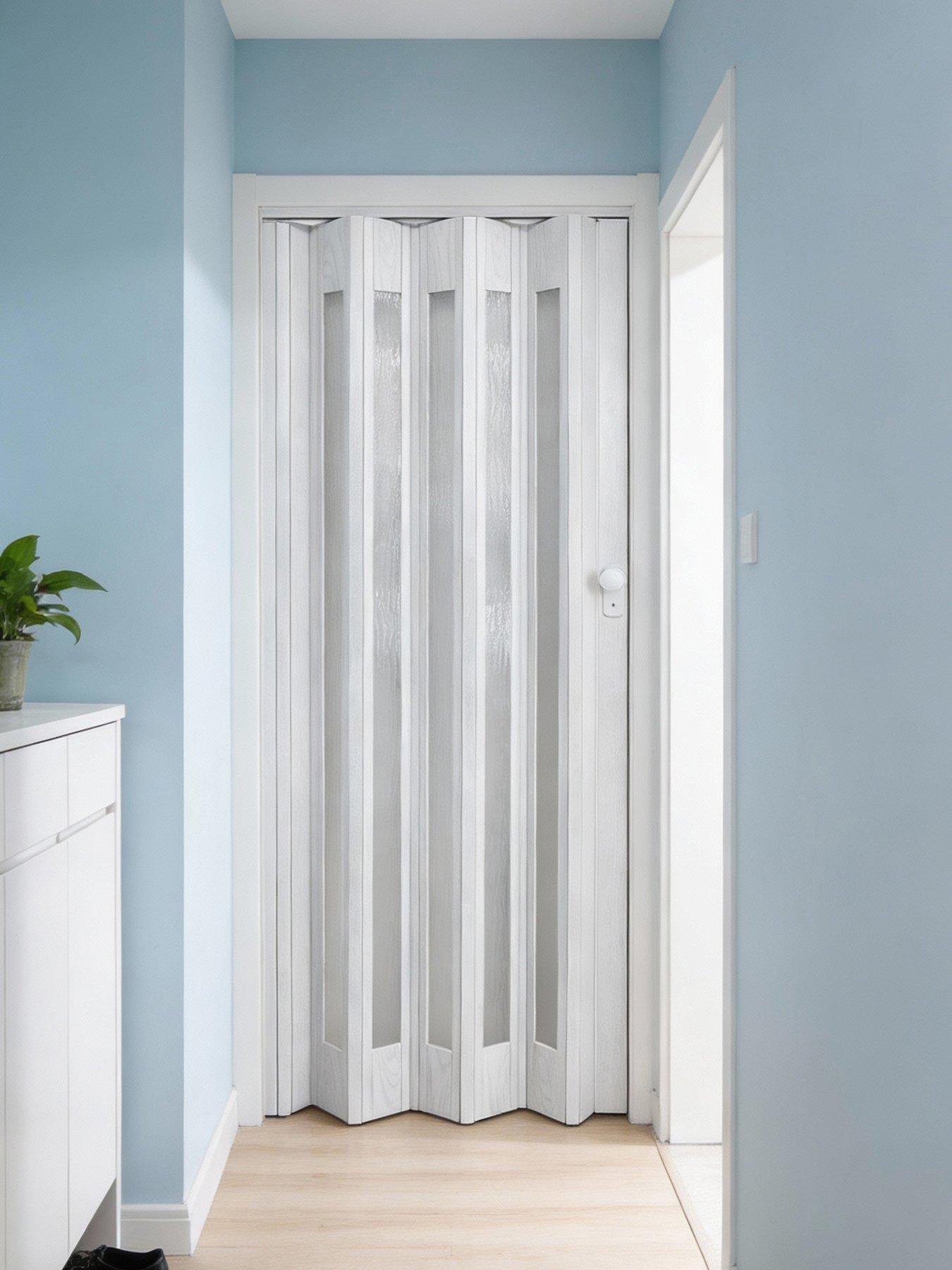 Living and Home PVC Accordion Folding Door 87cm W x 203cm H