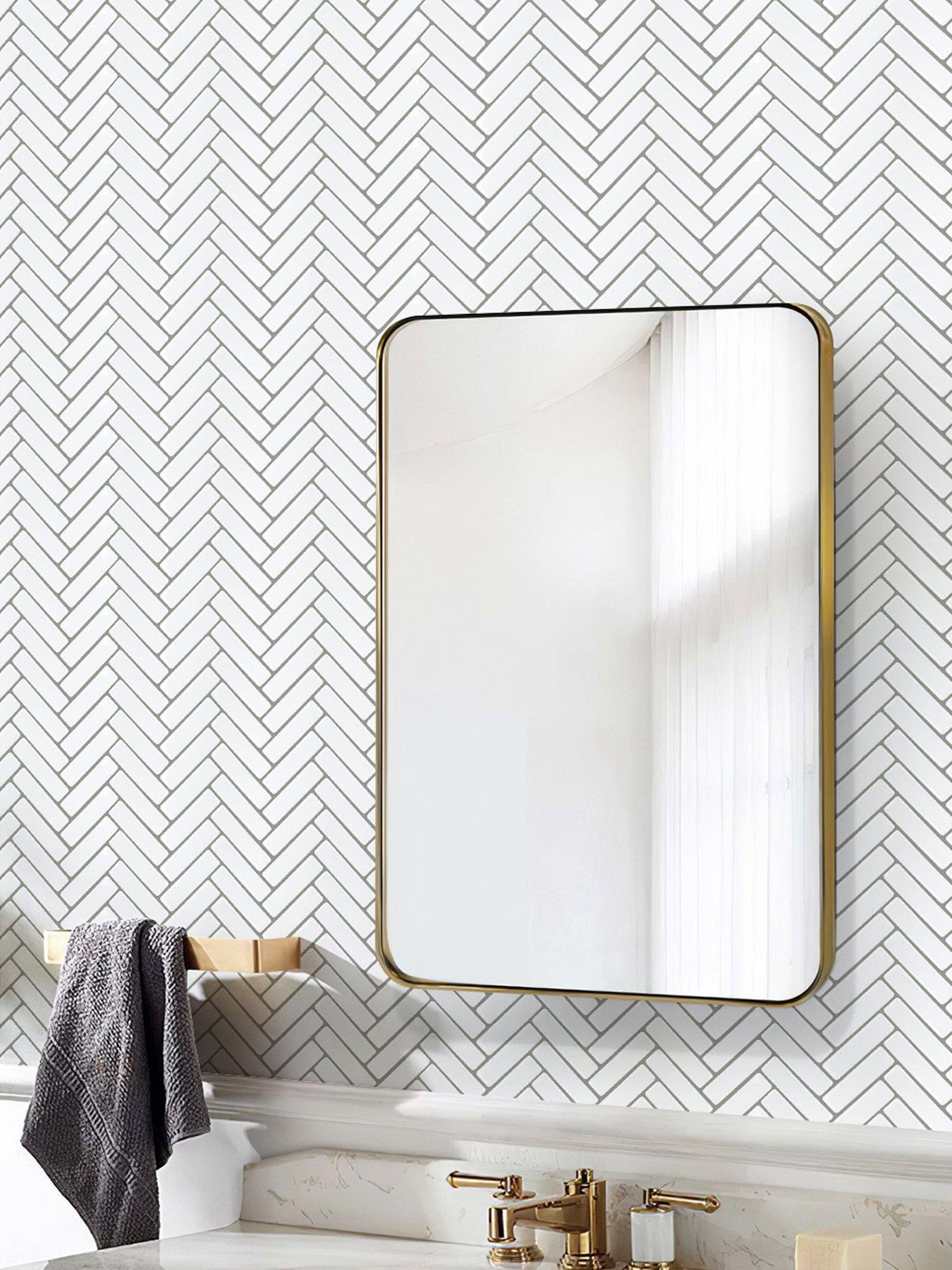 Living and Home 10Pcs Peel and Stick 1.2mm Backsplash Tiles