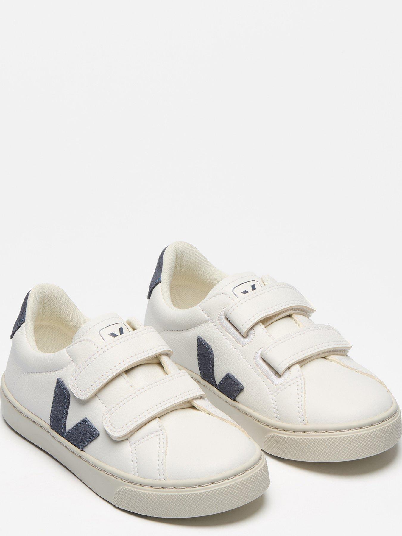 Image 3 of 3 of Veja Kids Esplar Leather Trainers - Beige