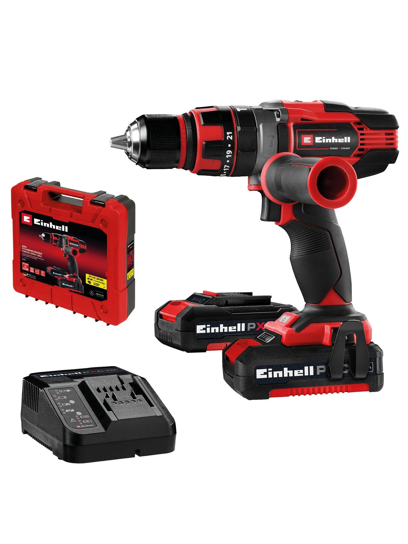  image of einhell-pxc-18v-48nm-combi-drill-kit-2-x-2ah-batteries