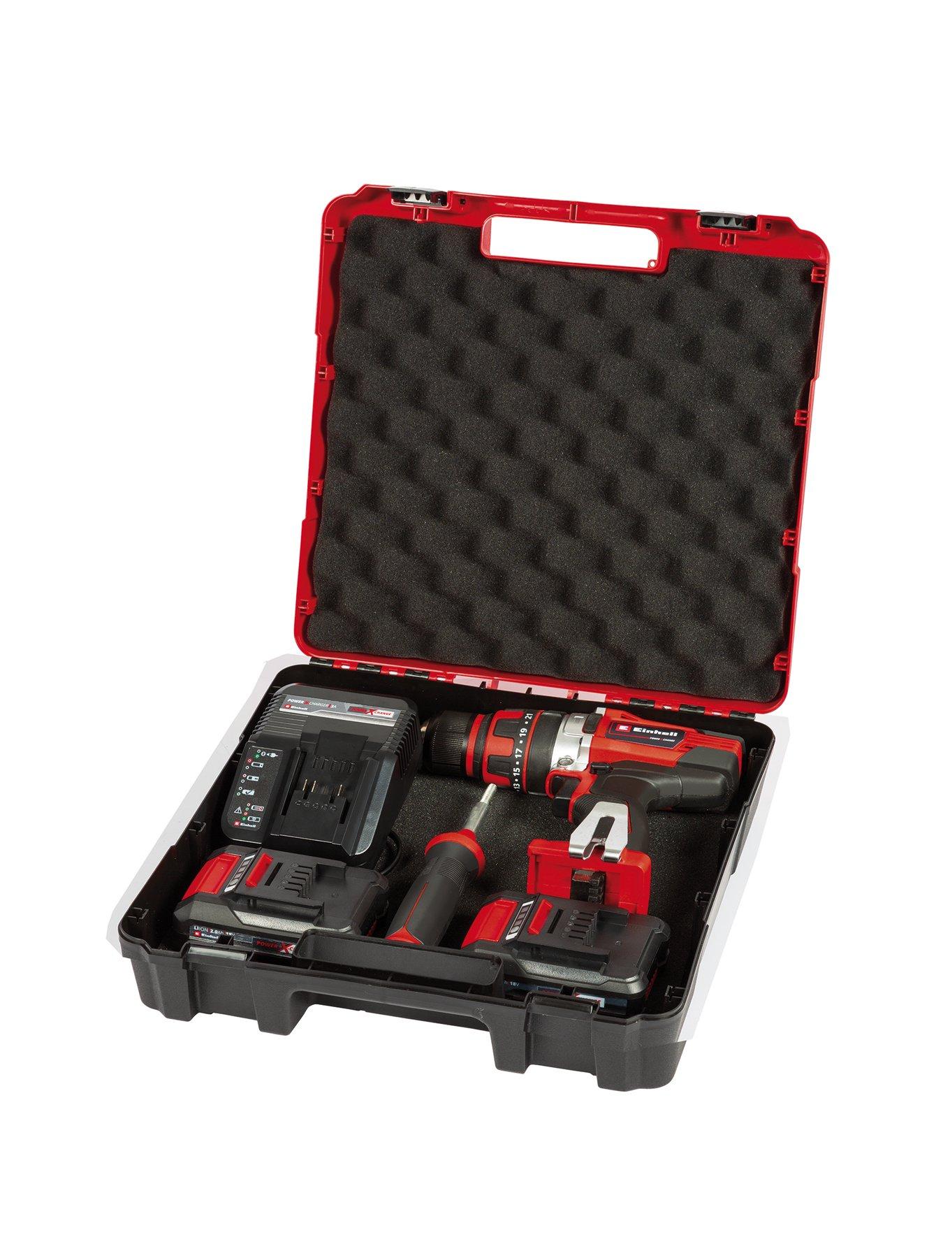  image of einhell-pxc-18v-48nm-combi-drill-kit-2-x-2ah-batteries