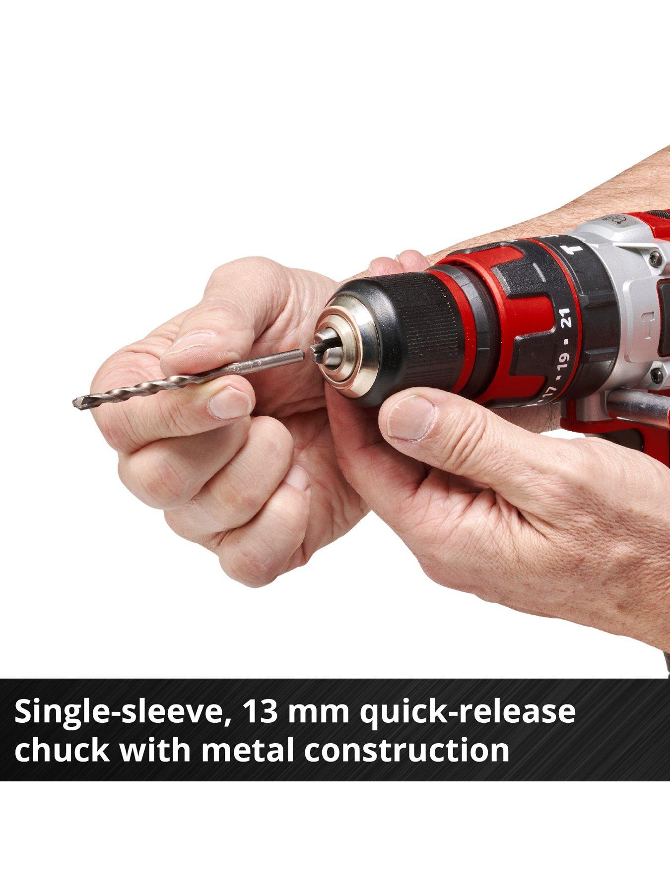  image of einhell-pxc-18v-48nm-combi-drill-kit-2-x-2ah-batteries