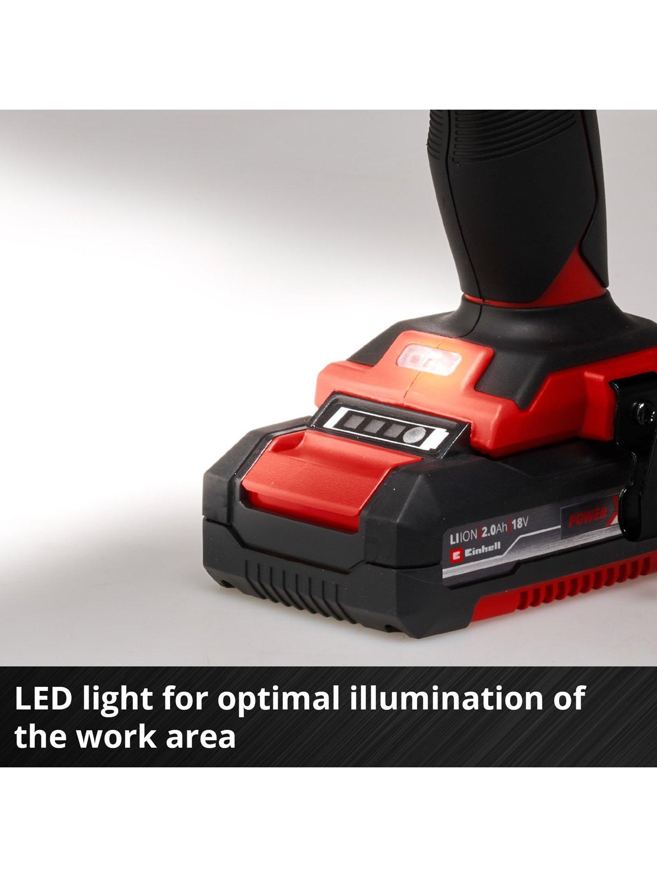  image of einhell-pxc-18v-48nm-combi-drill-kit-2-x-2ah-batteries