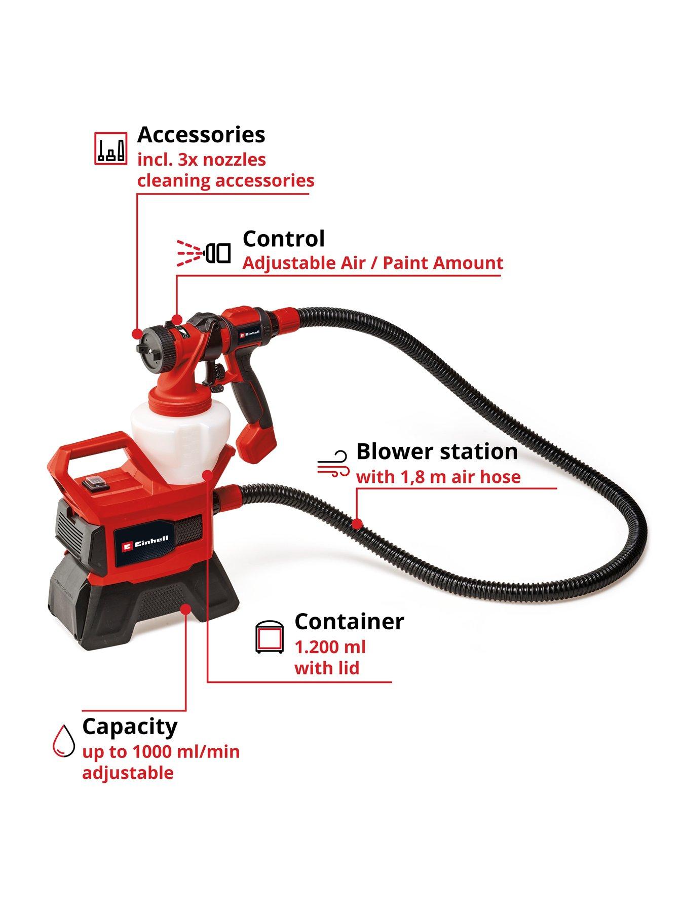  image of einhell-pxc-18v-spray-gun-1000mlmin-body-only