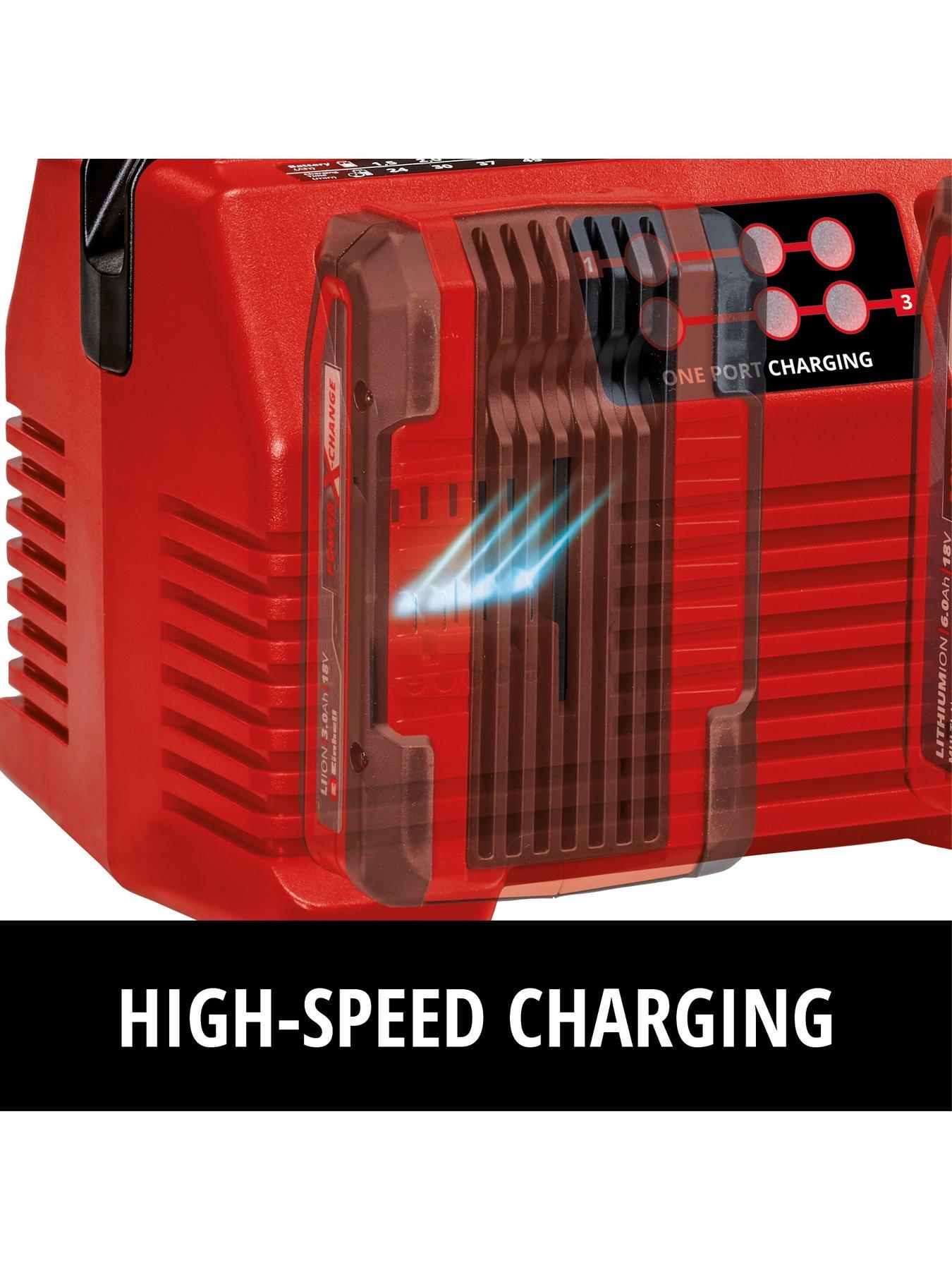  image of einhell-pxc-2x2-quad-charger-4a
