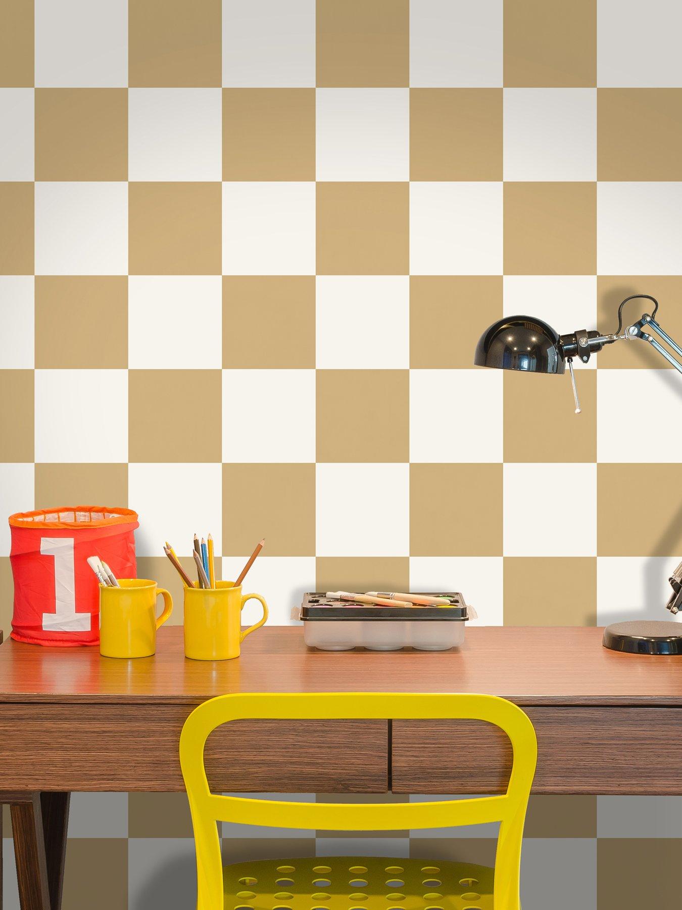 Image 4 of 6 of Holden Decor Check This Out! Orange Wallpaper
