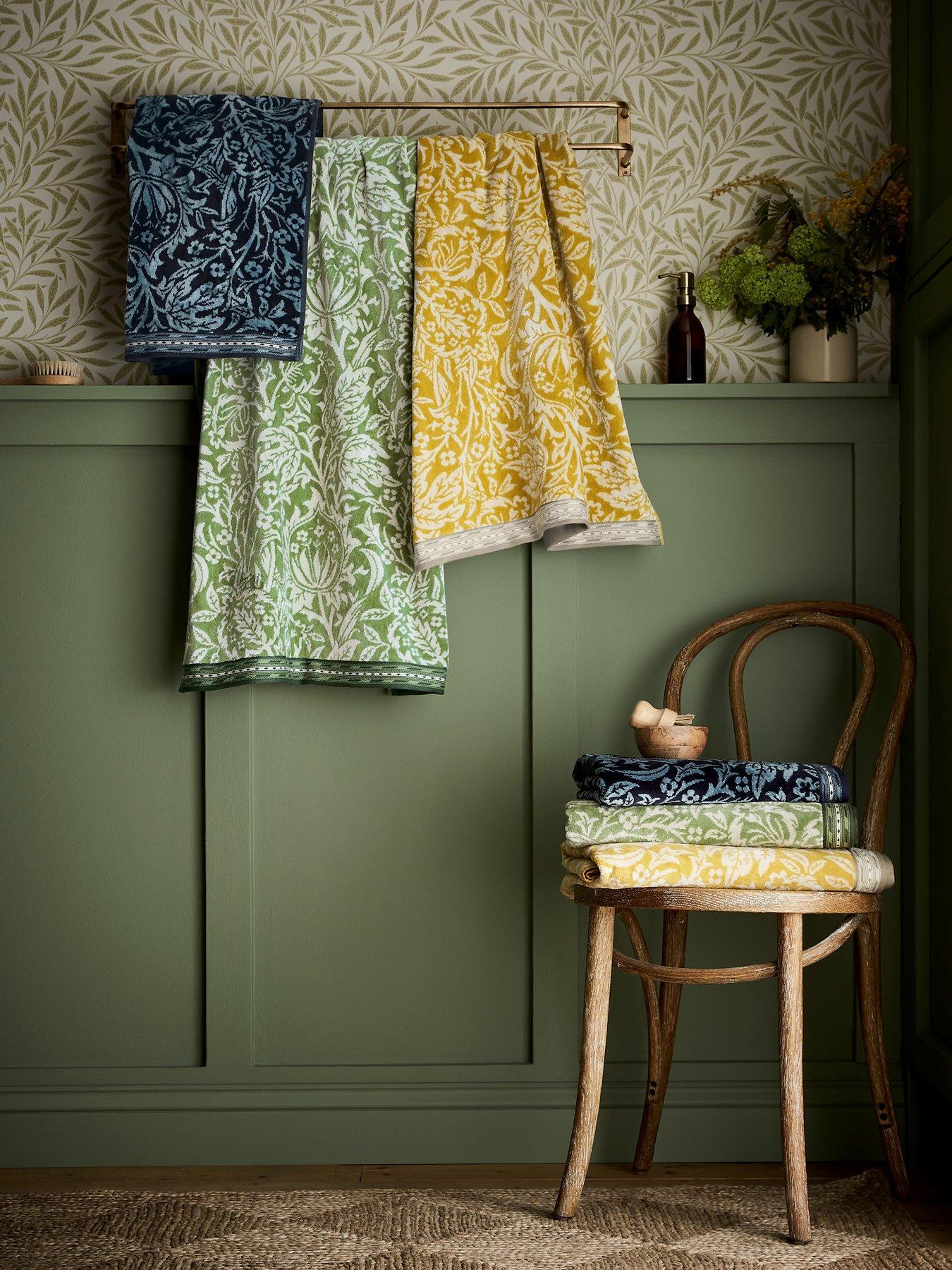 Morris & Co Elmcote Towel Collection River Wandle