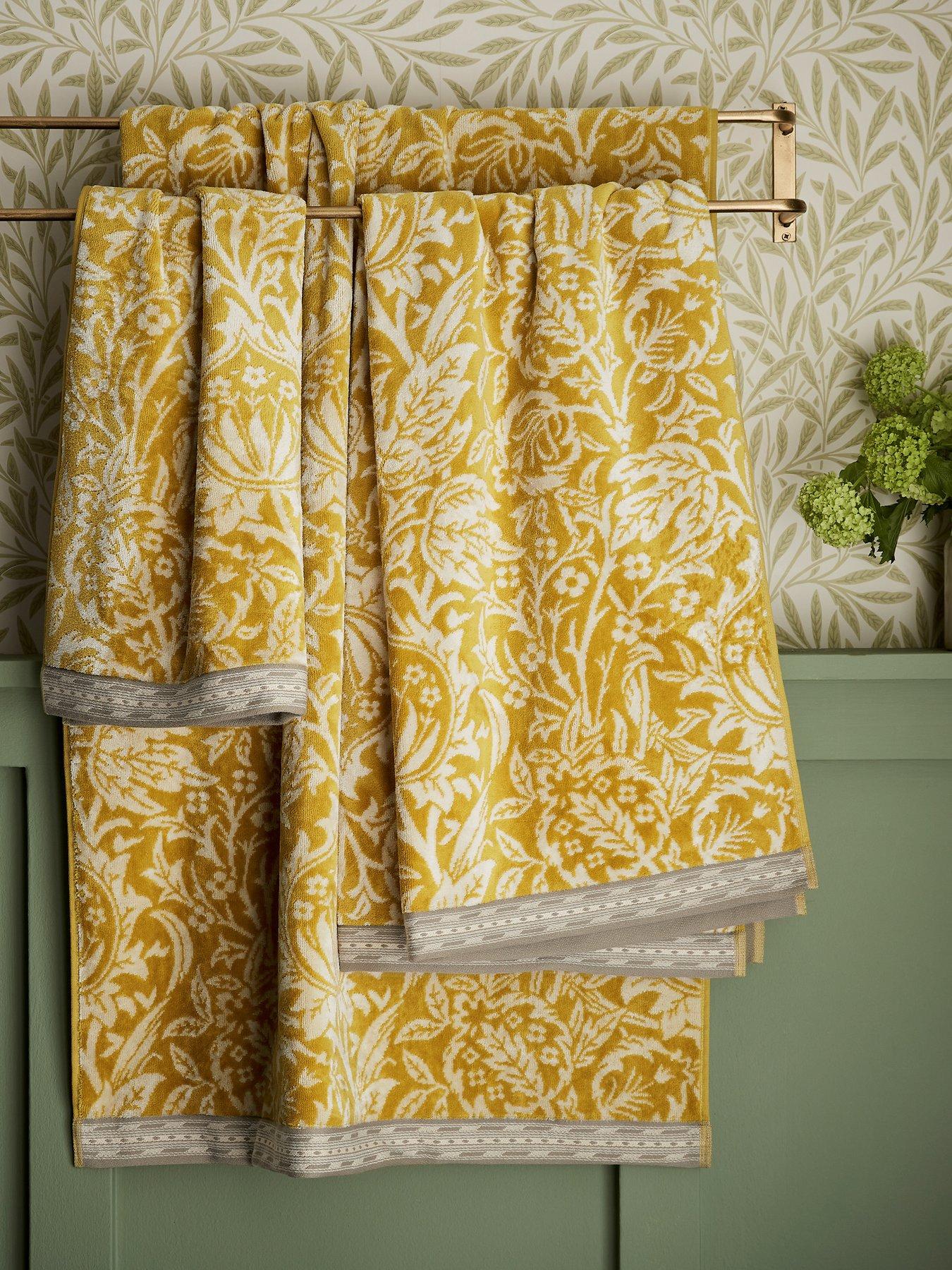 Morris & Co Elmcote Towel Collection Sunflower