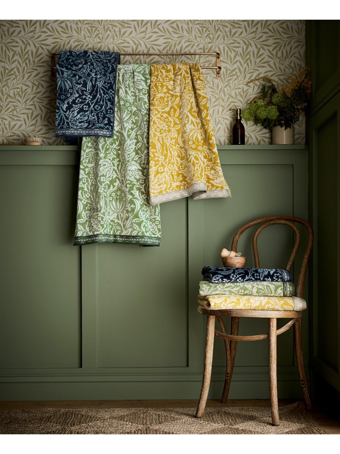 Image 3 of 3 of Morris & Co Elmcote Towel Collection Sunflower