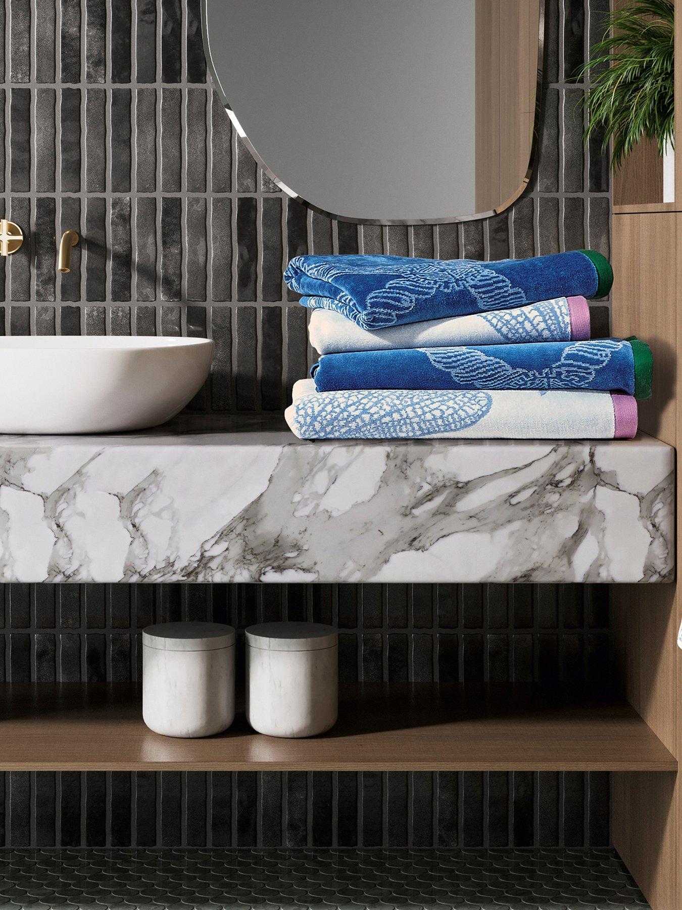 Image 1 of 2 of Ted Baker Dragonfly Towel Collection Denim