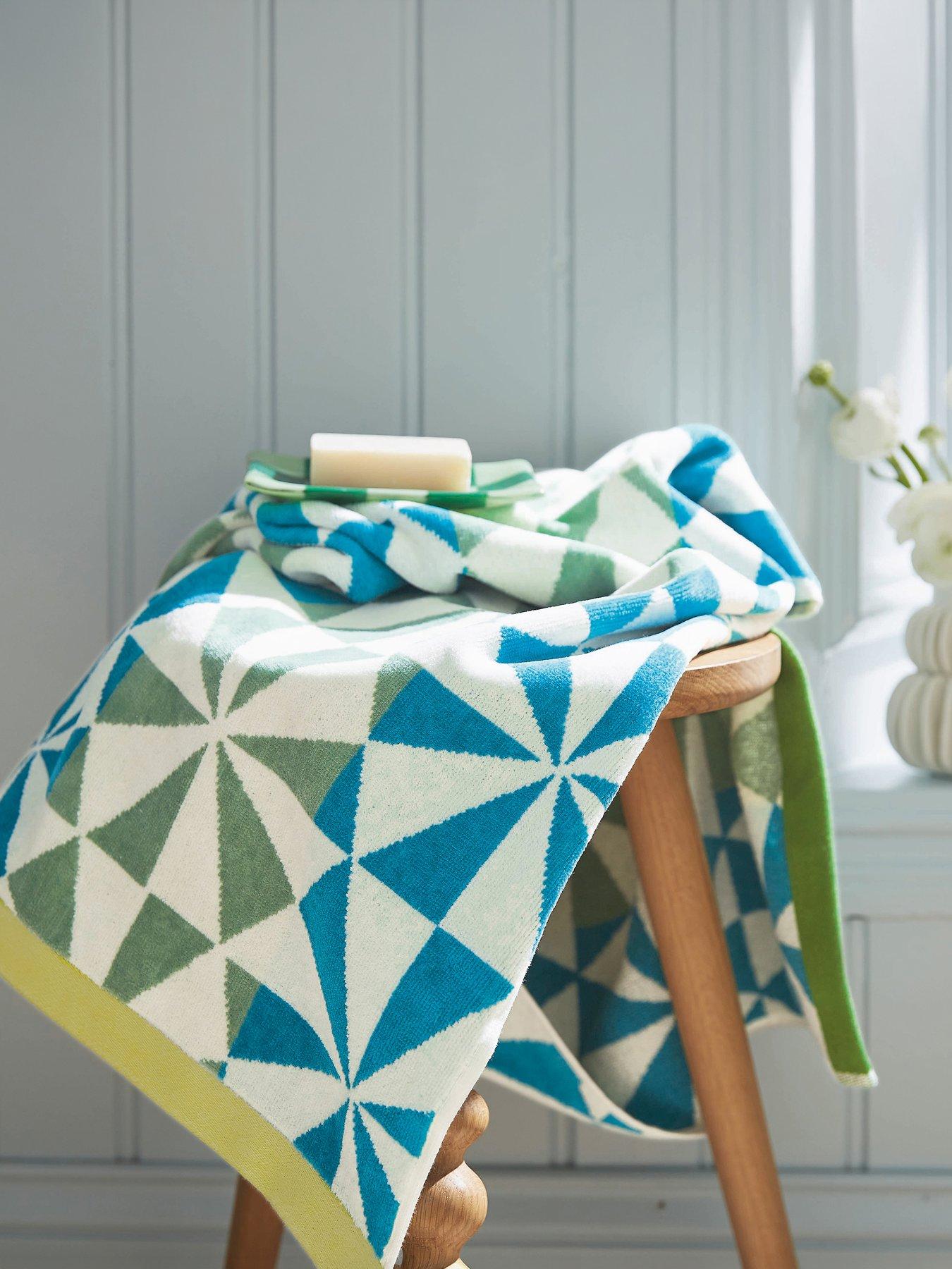 Land & Shore Sails Bath Sheet Green