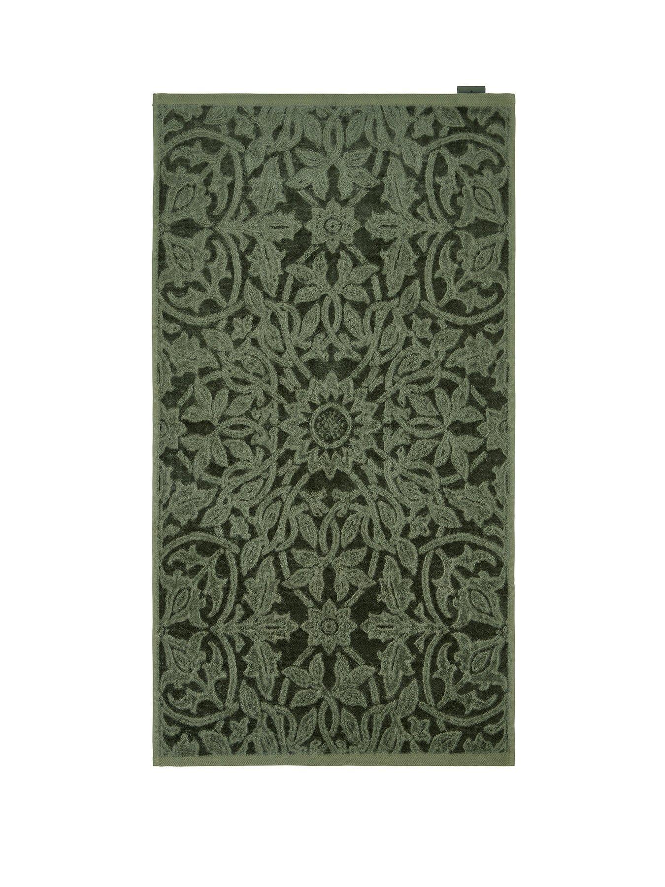 Image 2 of 3 of Morris & Co St James Towel Collection Red