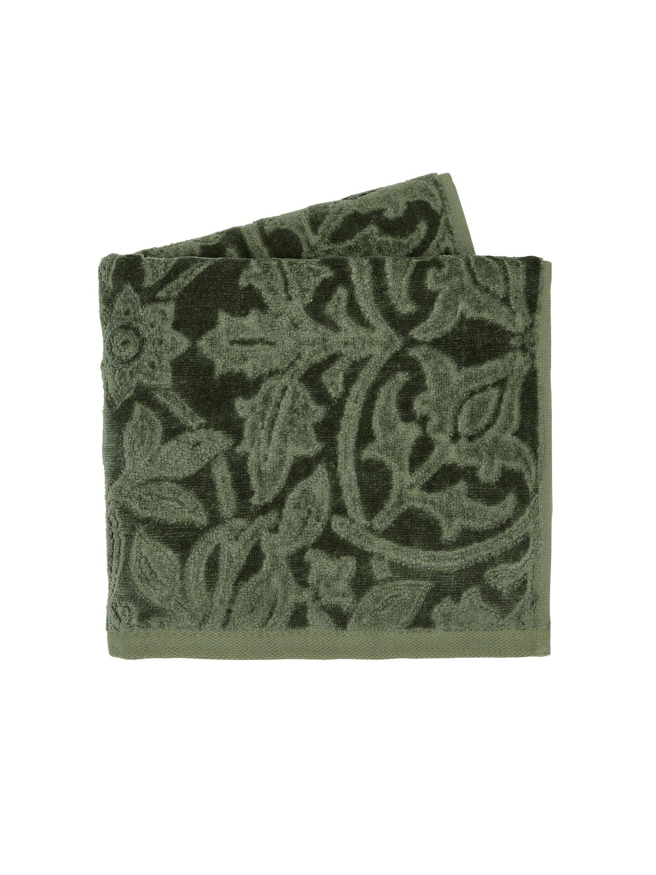Image 3 of 3 of Morris & Co St James Towel Collection Red