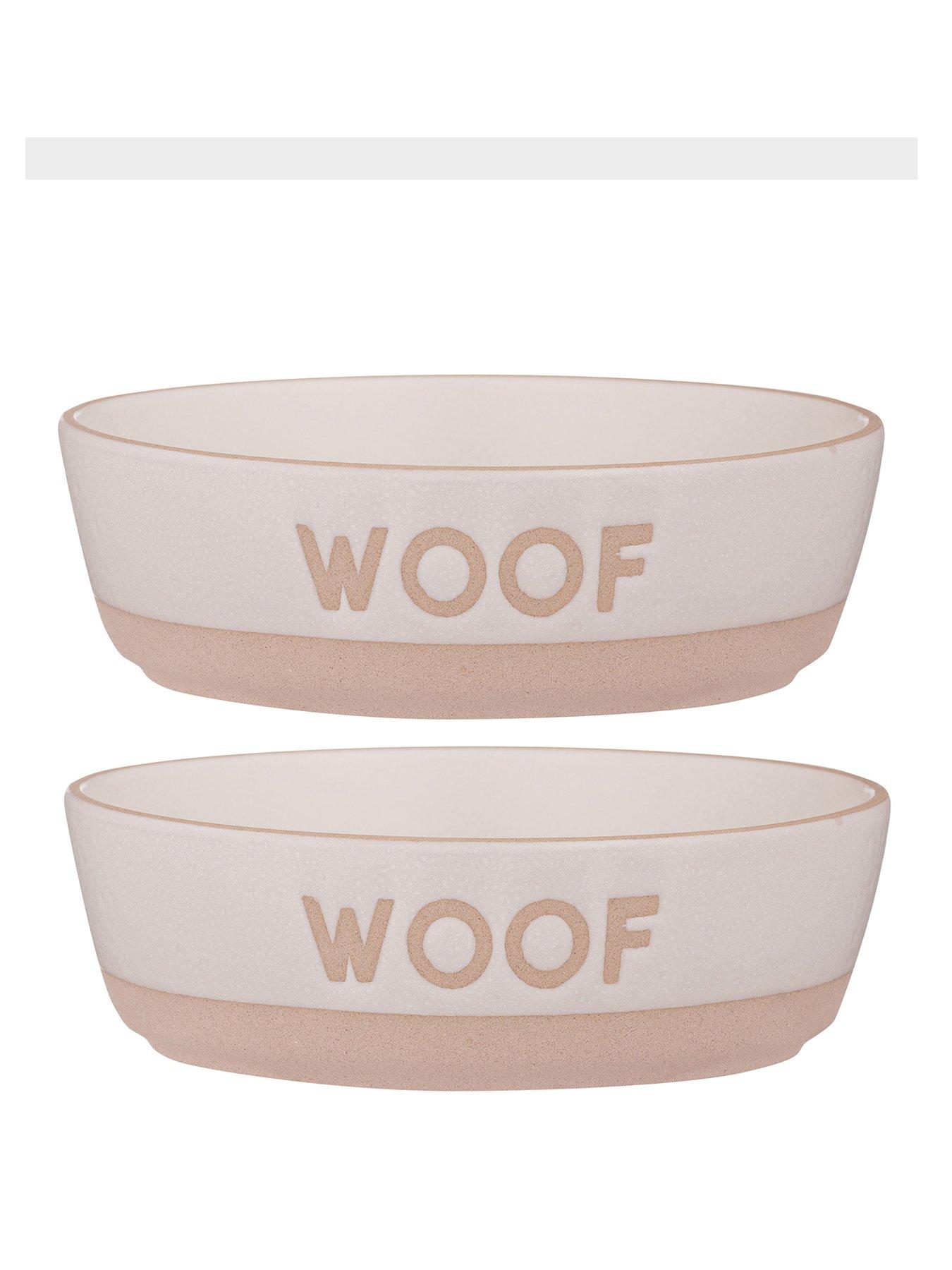 Image 2 of 7 of Mason Cash Set Of 2 Woof 16Cm Bowls