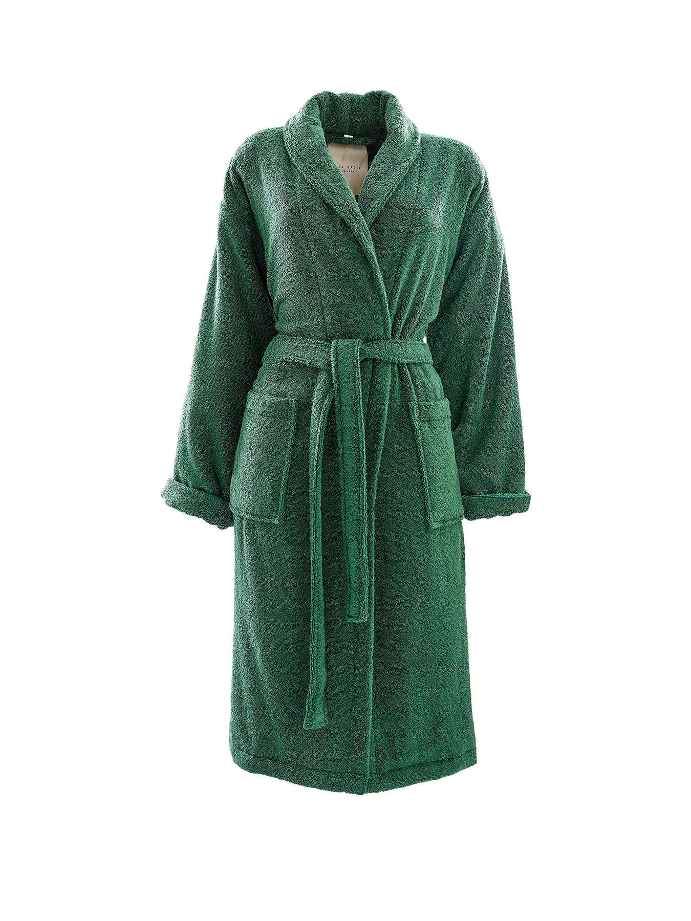 Image 2 of 3 of Ted Baker P/dye Robe Sml/med Forest Green