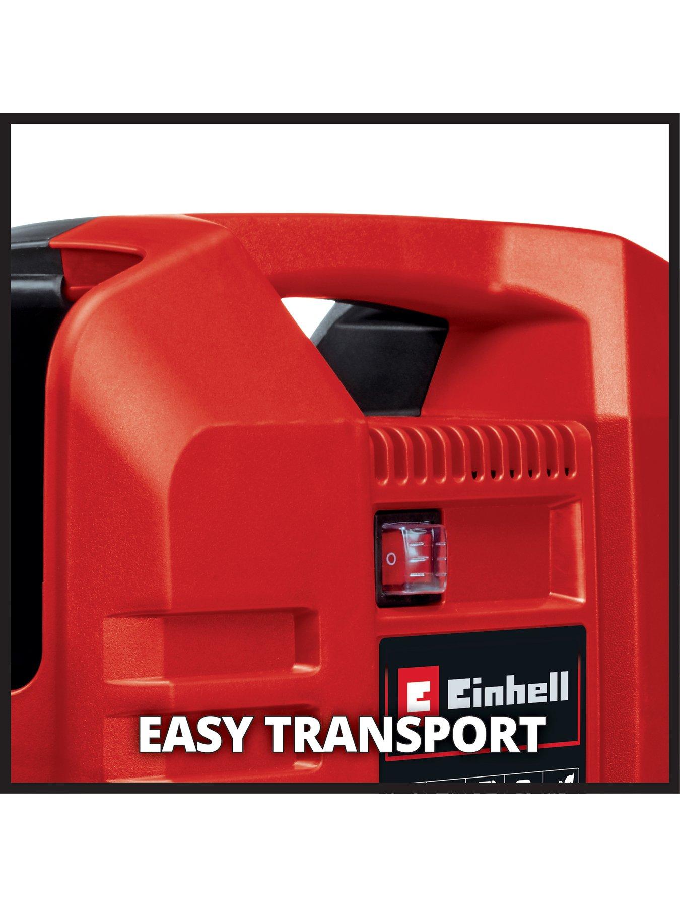  image of einhell-147hp-8-bar-portible-oil-free-compressor