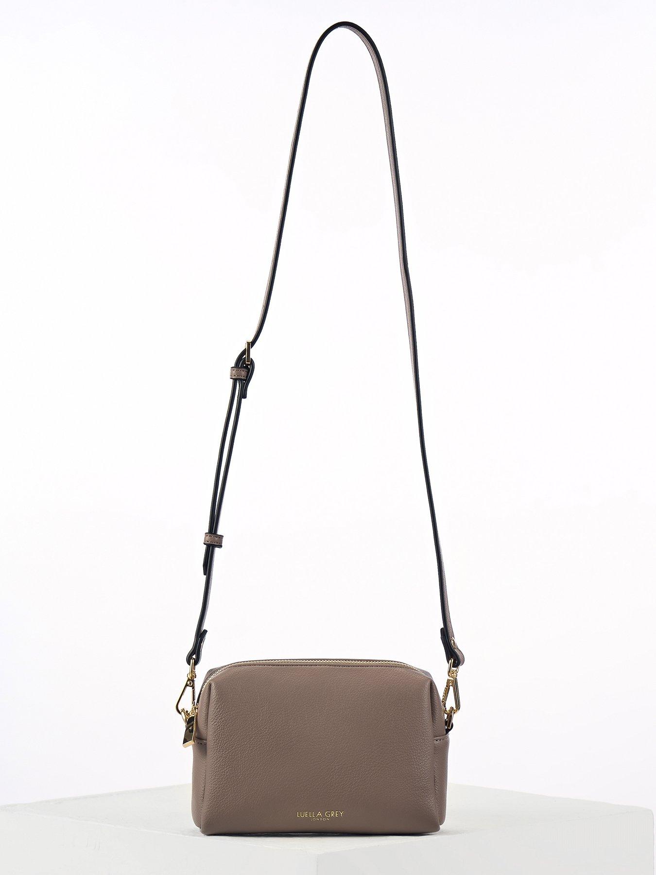 Image 3 of 6 of Luella Grey Suky Peat Medium Woven Crossbody