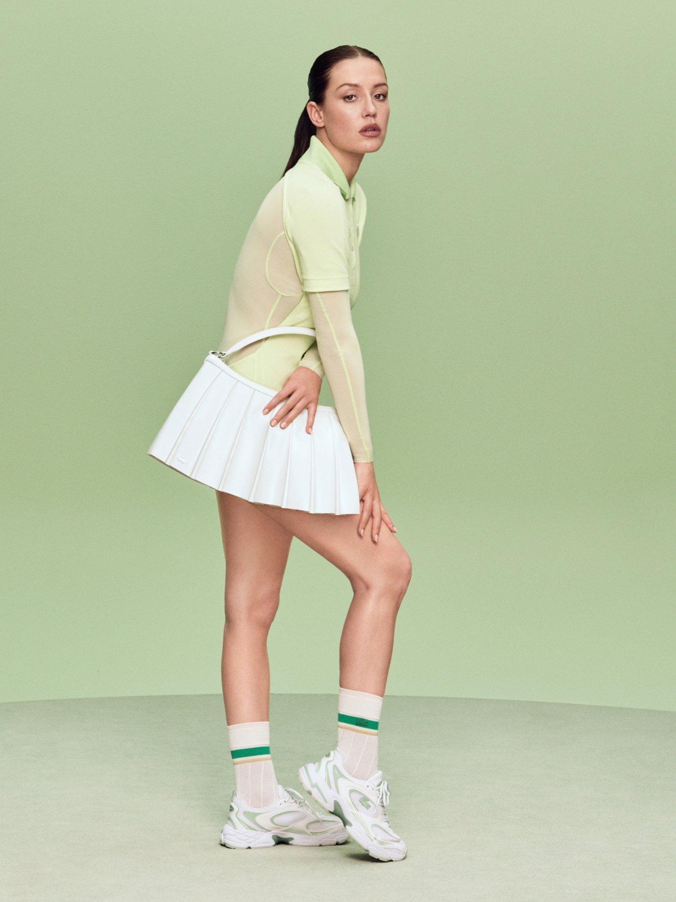 Image 2 of 5 of Lacoste Large Leglen Pleated Bag - Christalline