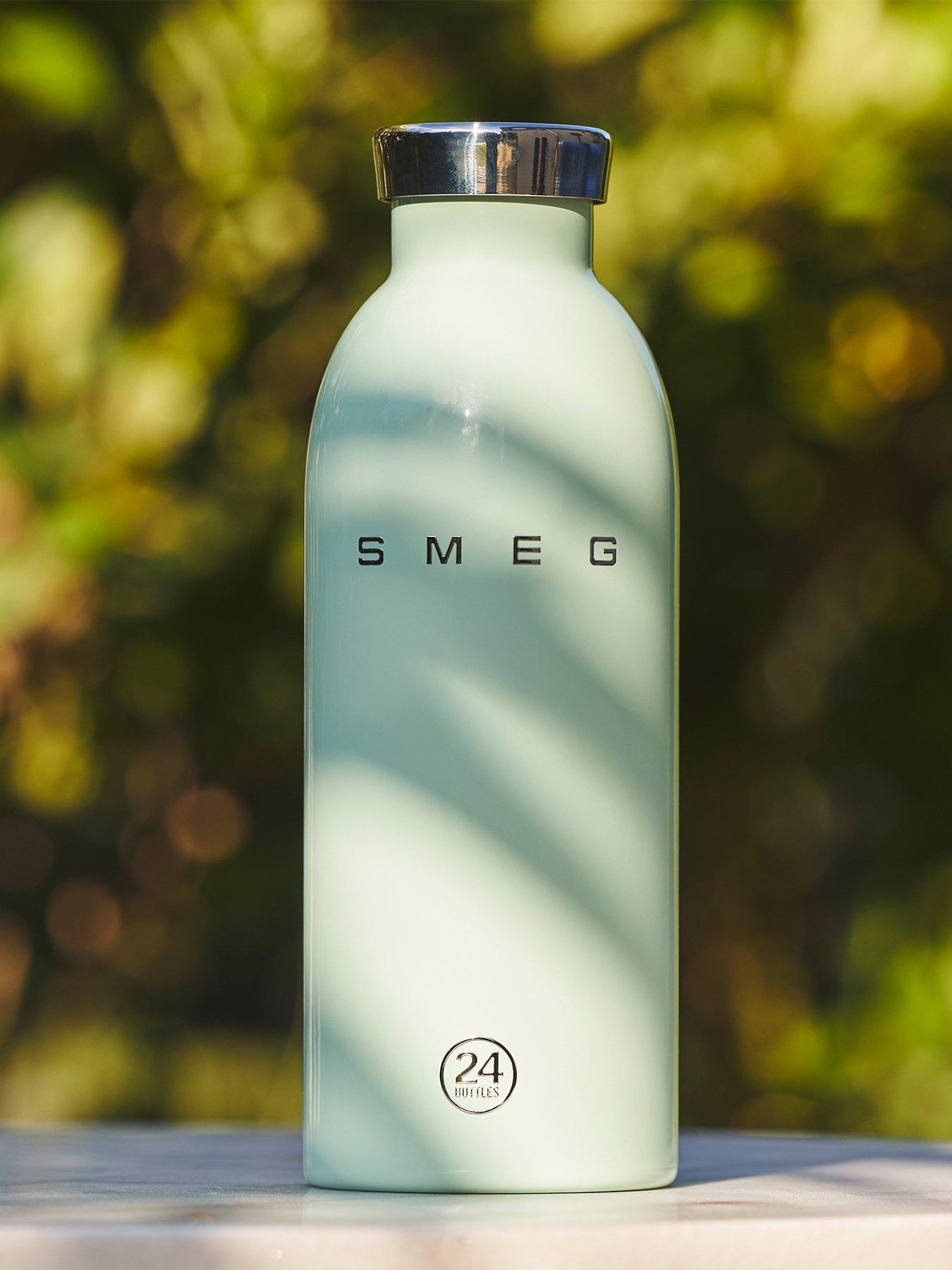 Smeg X 24bottles Lightweight And Leakproof Clima Bottle, Stainless Steel, 500ml, Pastel Green
